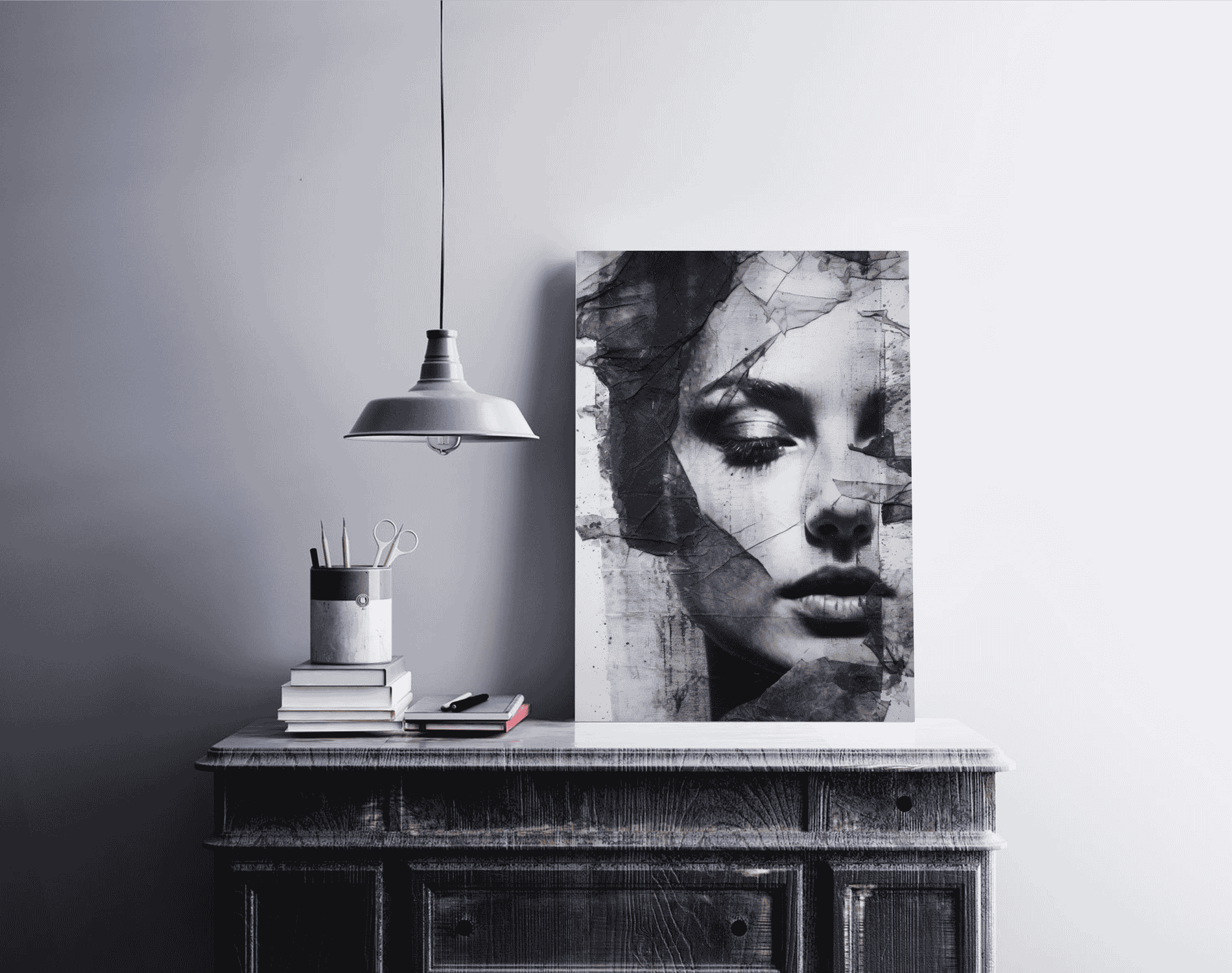 Frau abstrakt