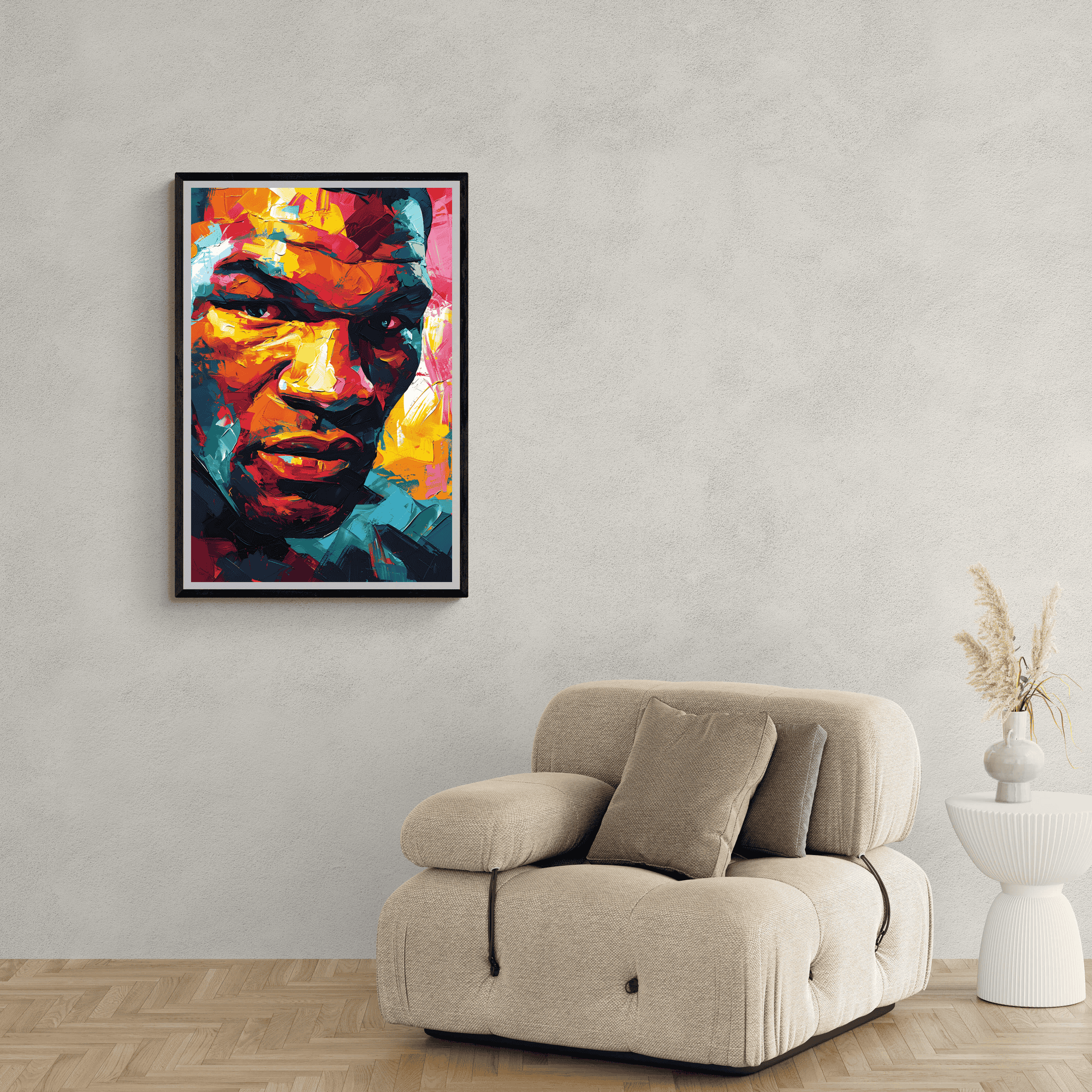 Mike Tyson Aquarell