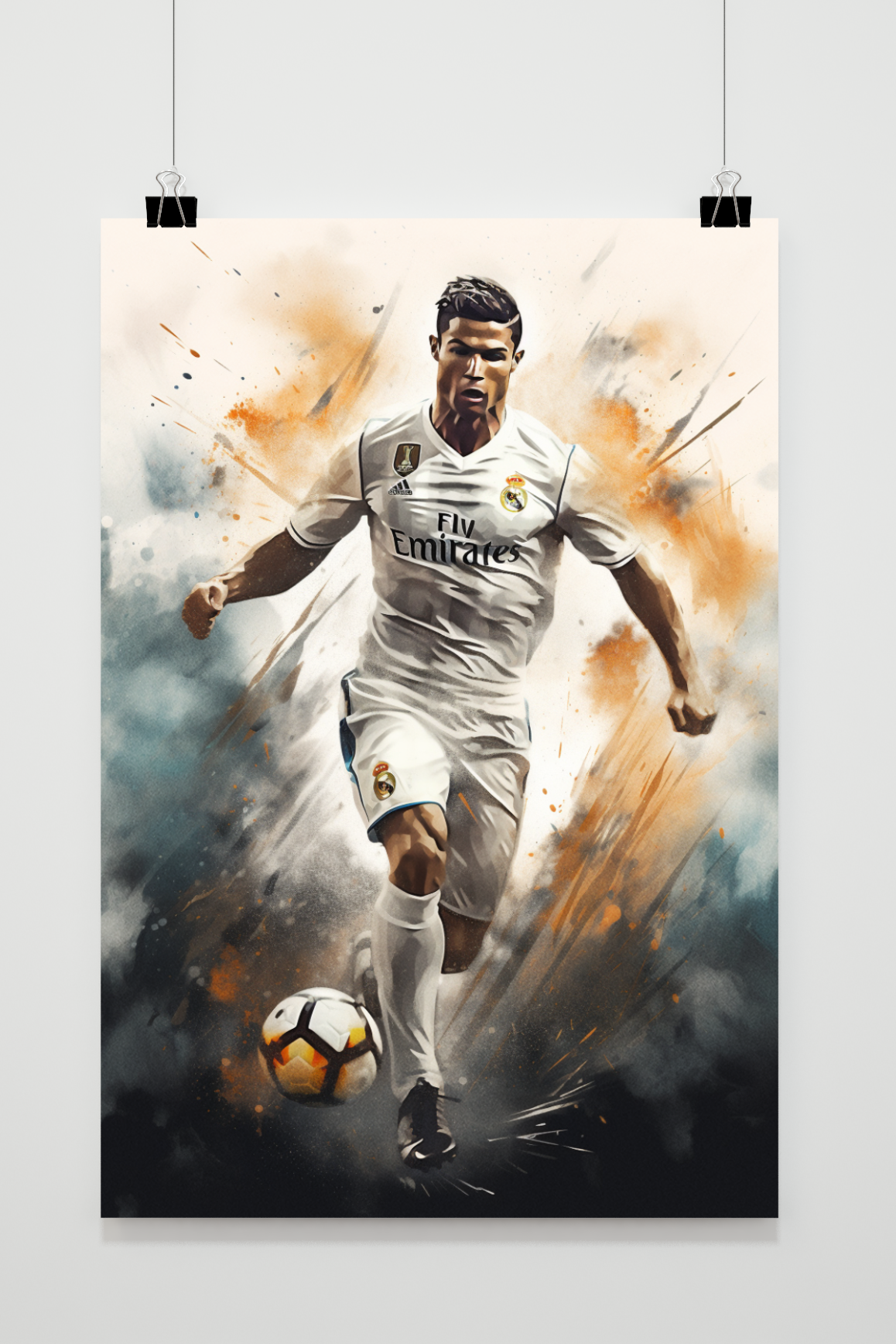 Cristiano Ronaldo dribbelt