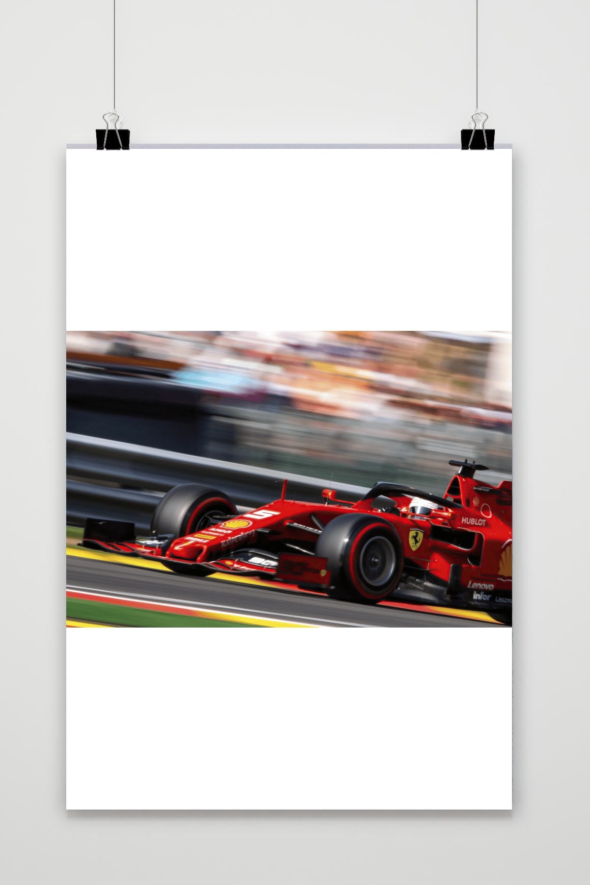 F1 Ferrari poster