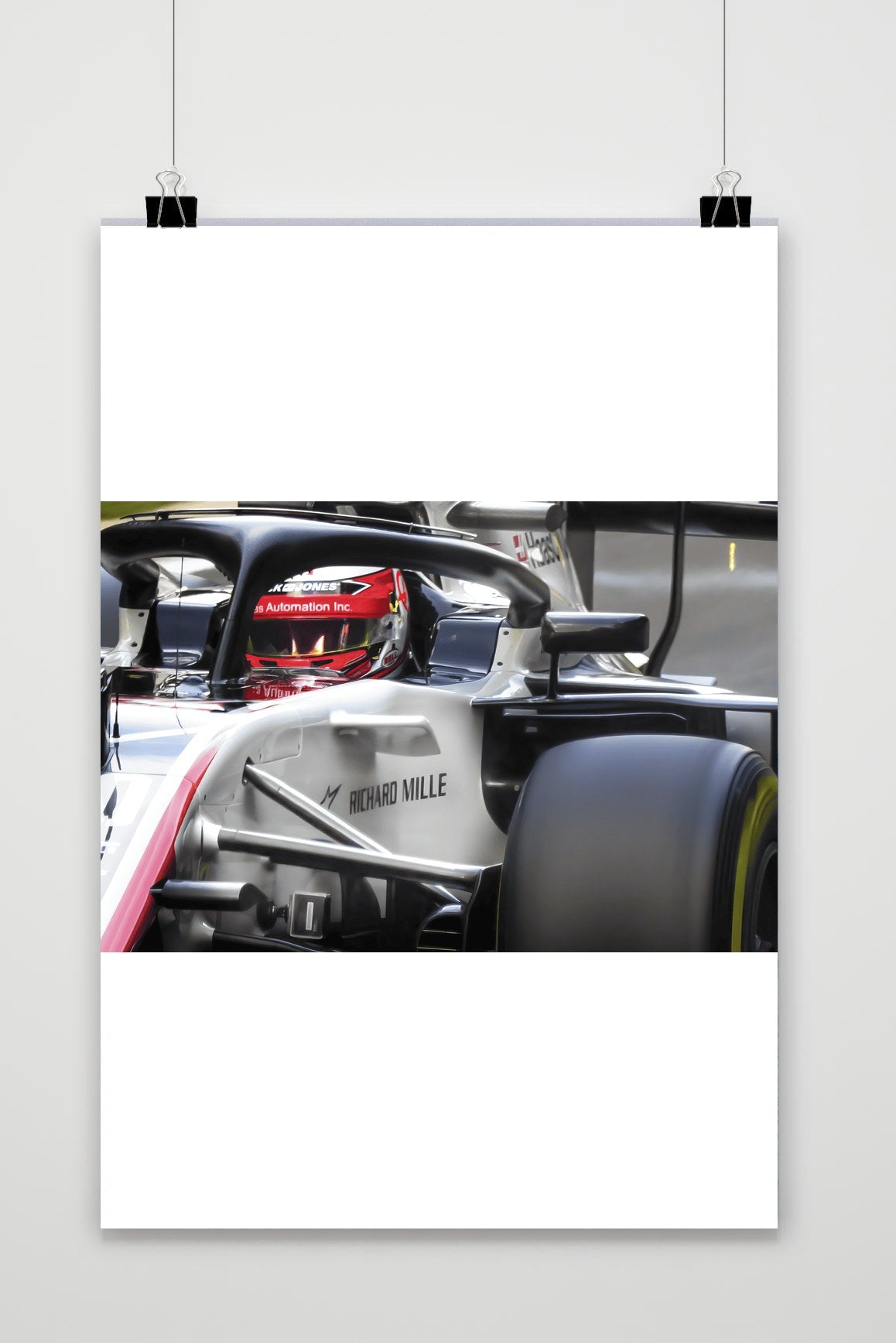 F1 Sportauto Wit poster