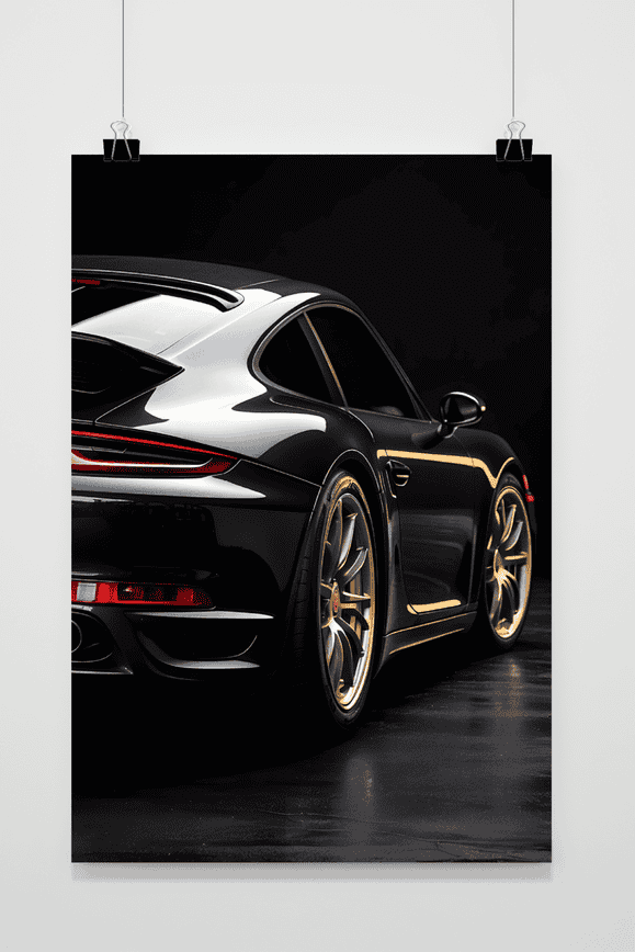 Sports car black