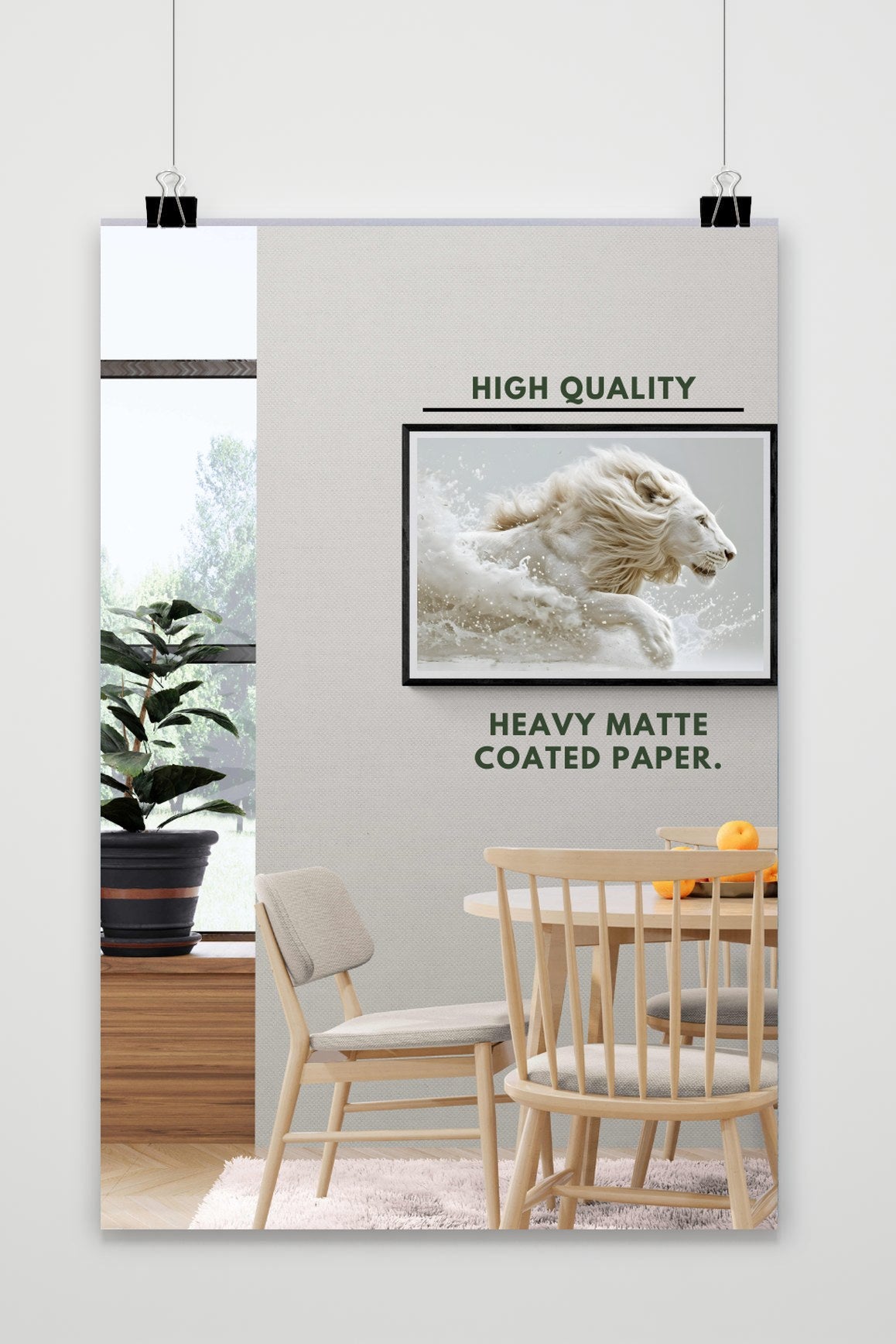 Witte Leeuw poster