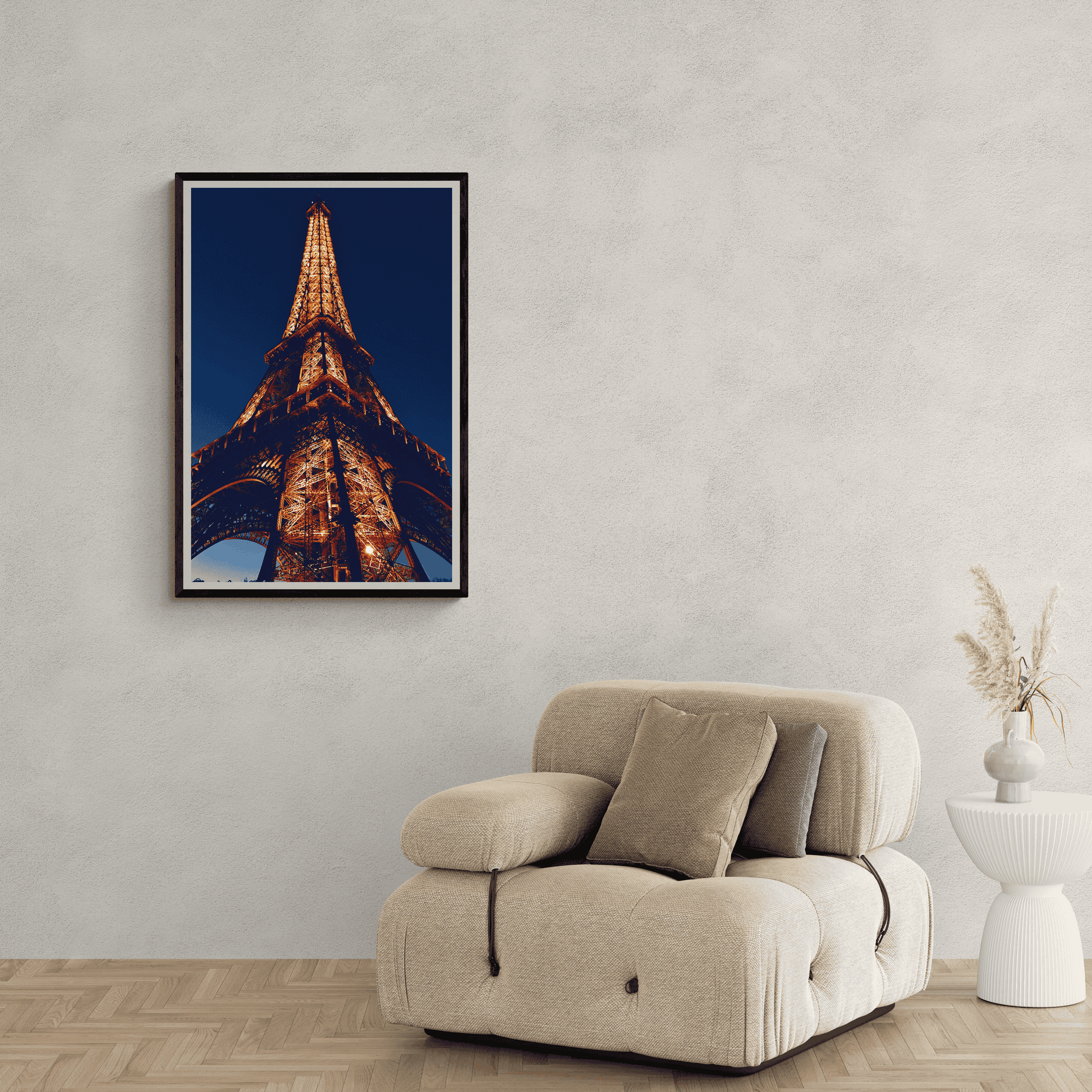 Eiffeltoren van Onder