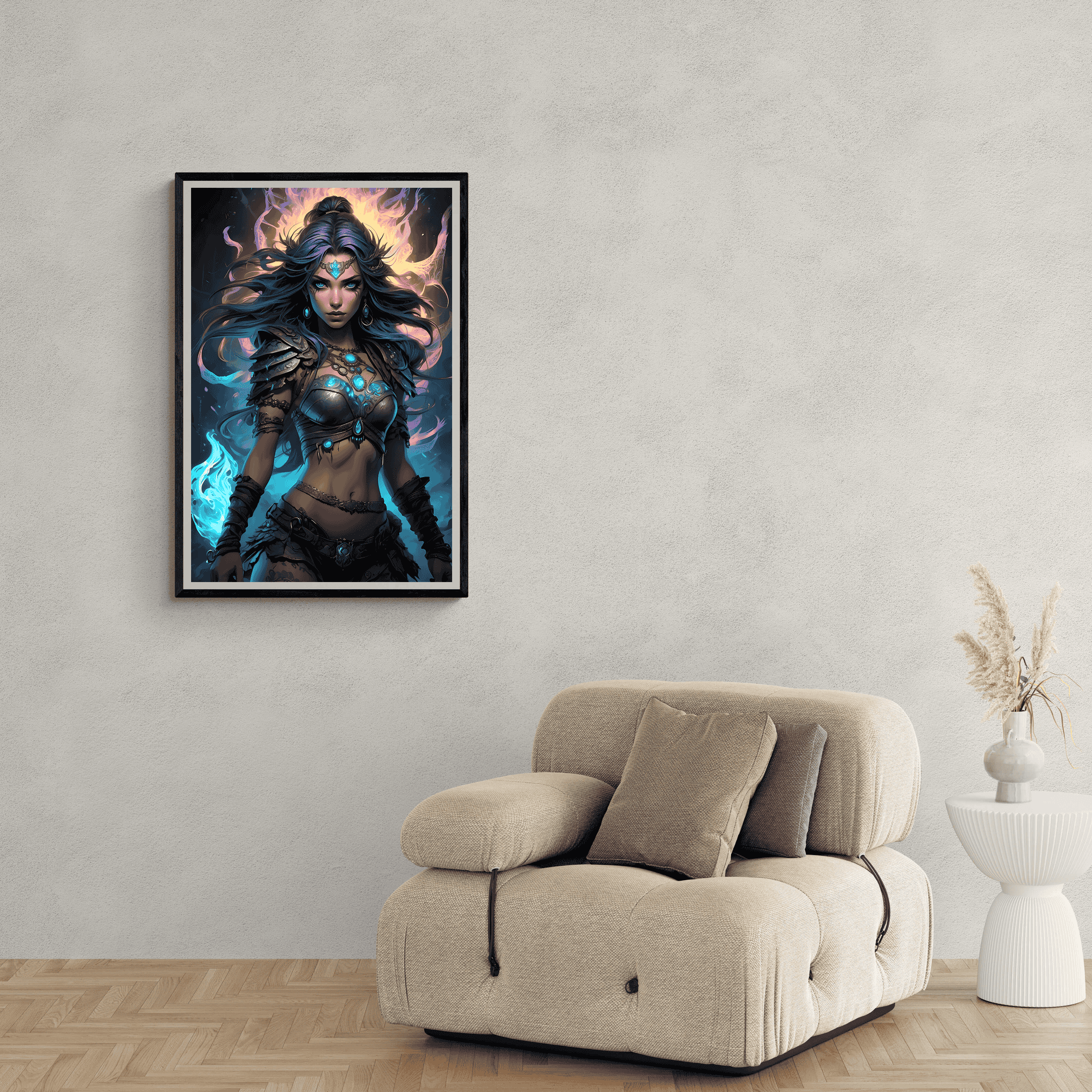 Anime Warrior Woman