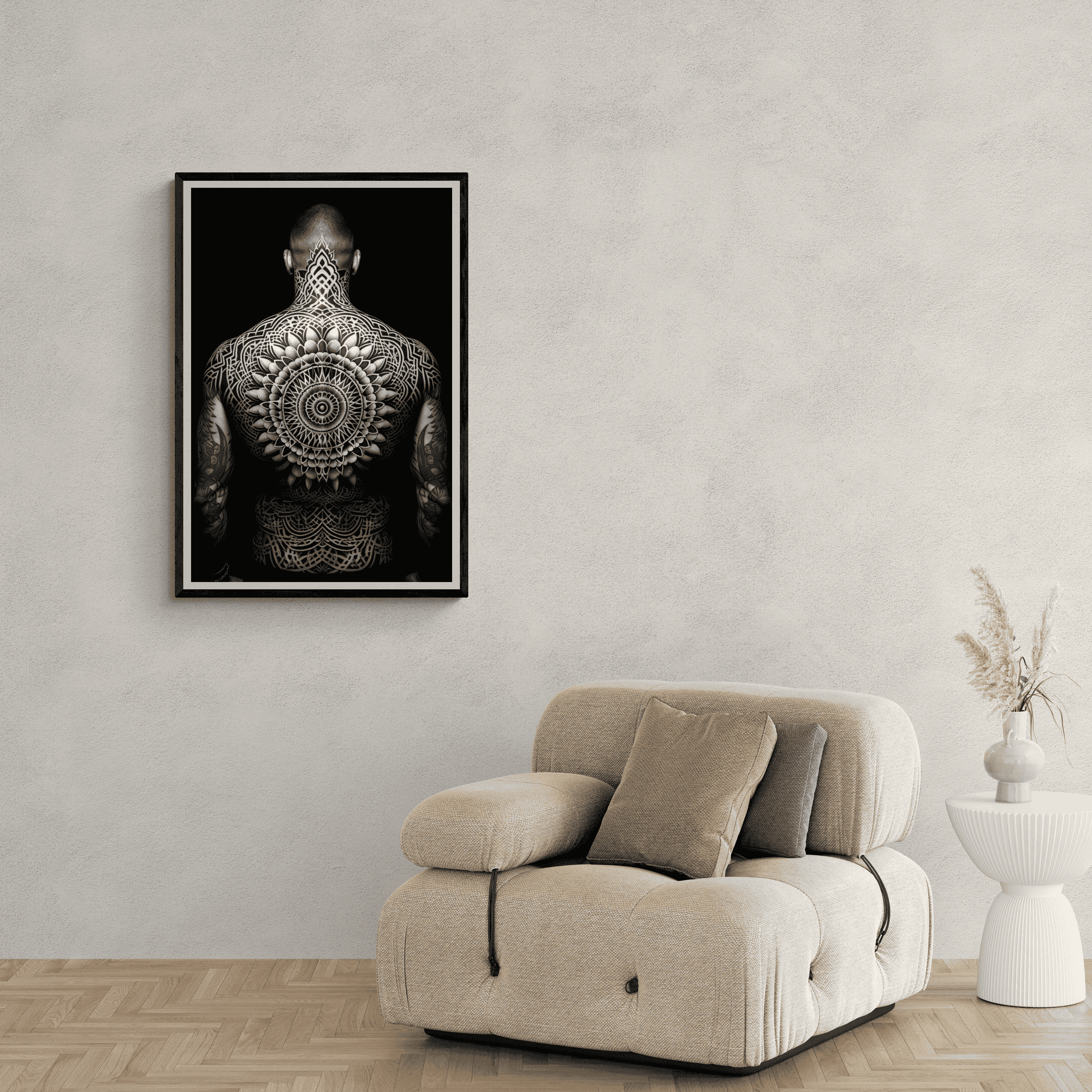 Rücken-Mandala-Tattoo