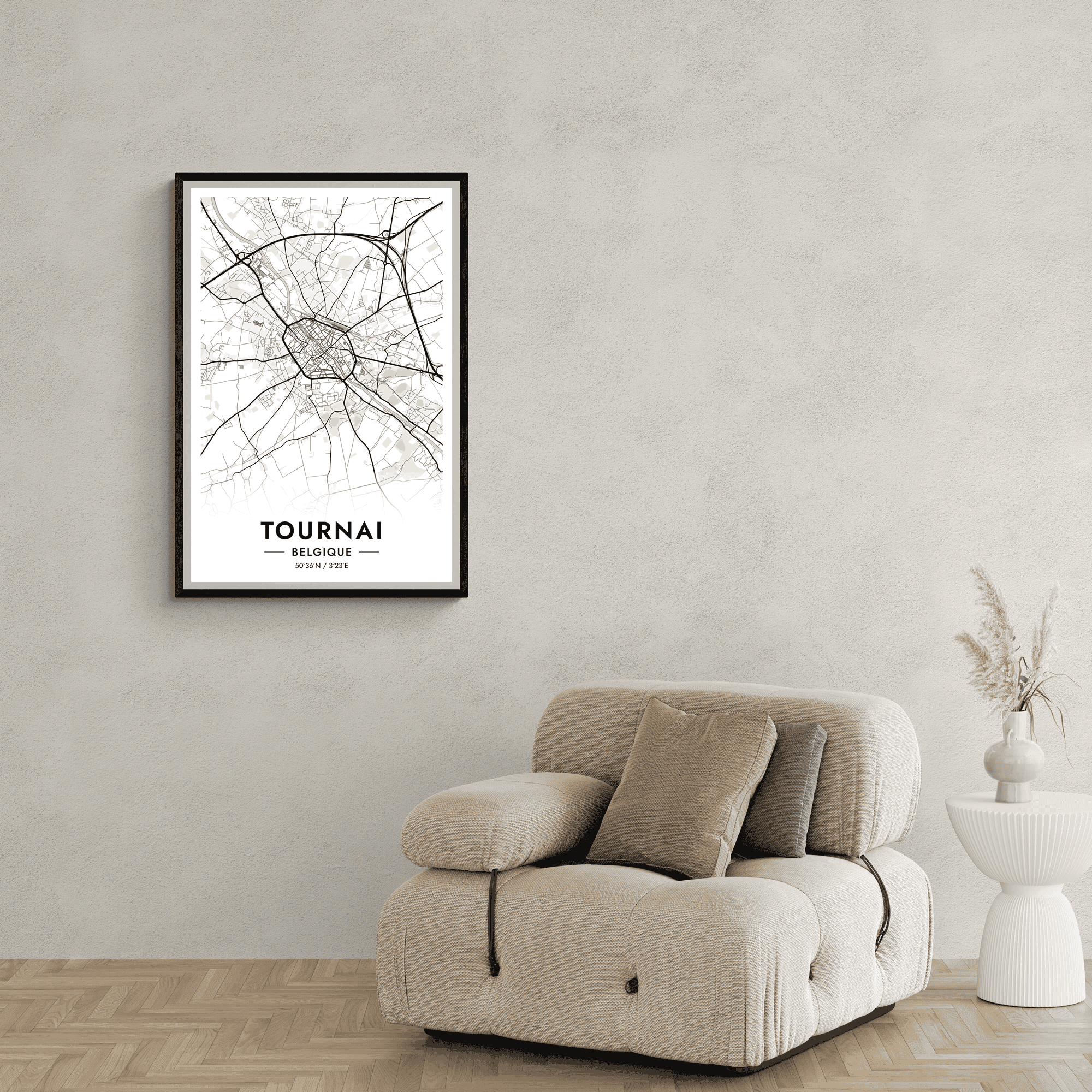 Tournai  Map