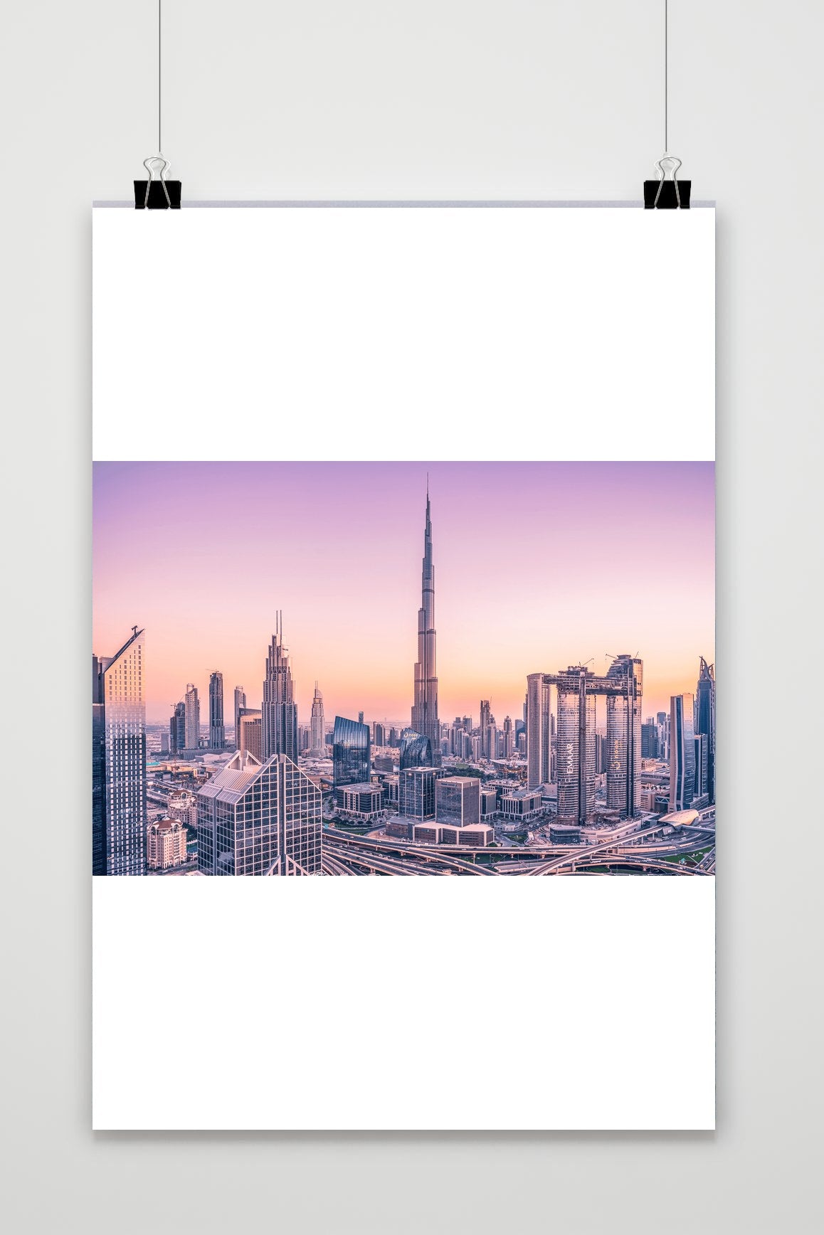 Dubai Skyline poster