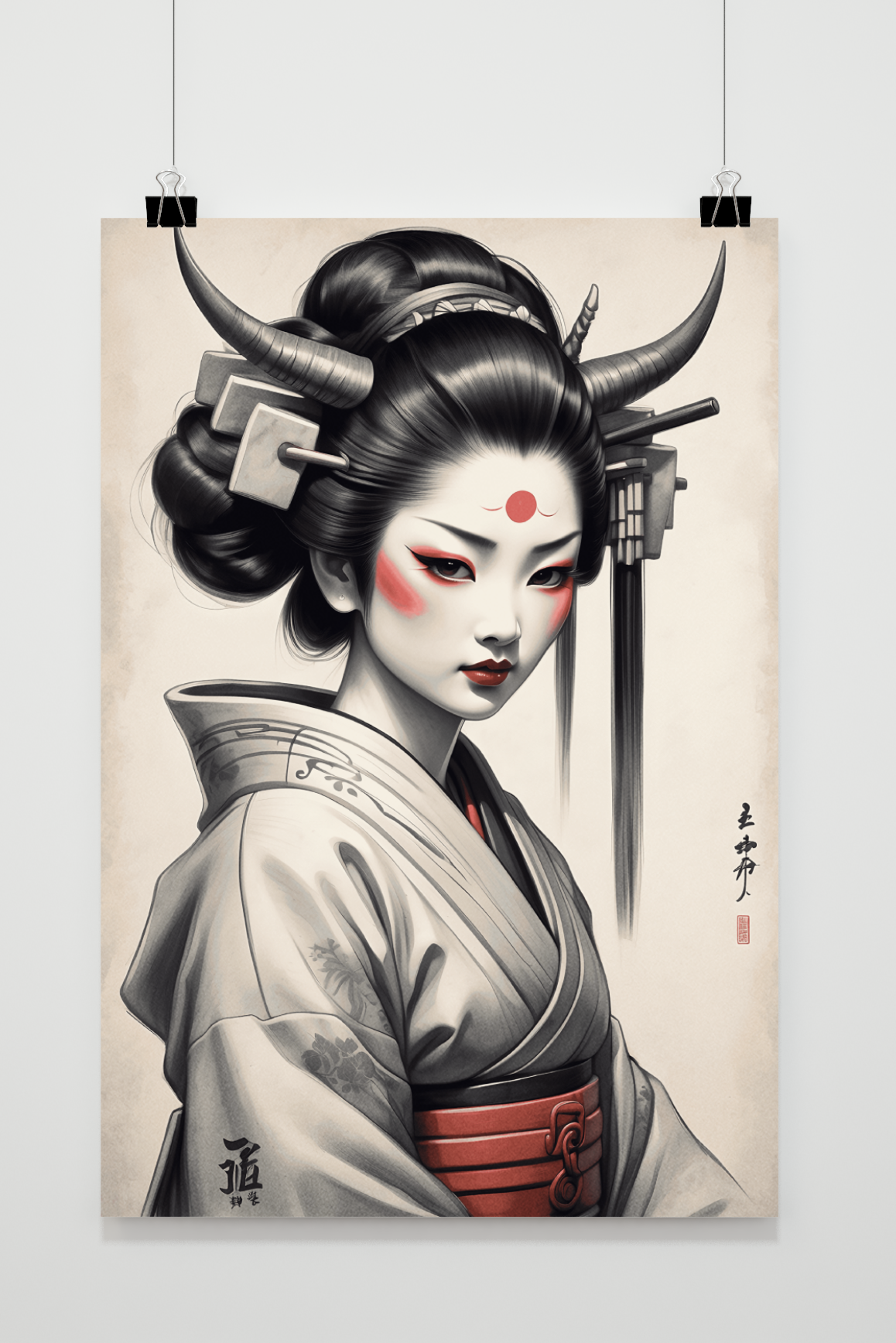 希少 海外コラボ デニムジャケット 芸者 Geisha アート il_fullxfull.6990597508_s08a.jpg