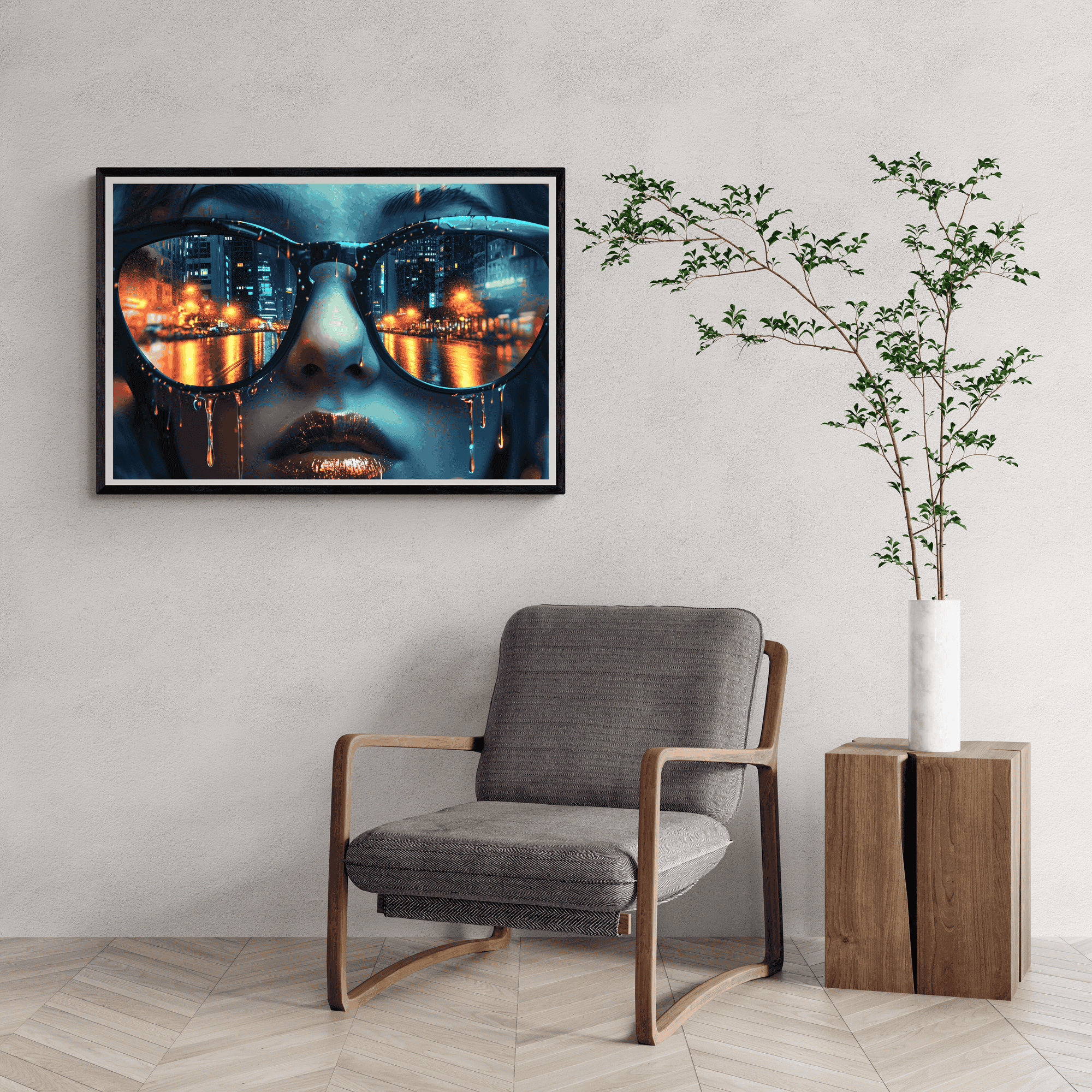 Glasses City View