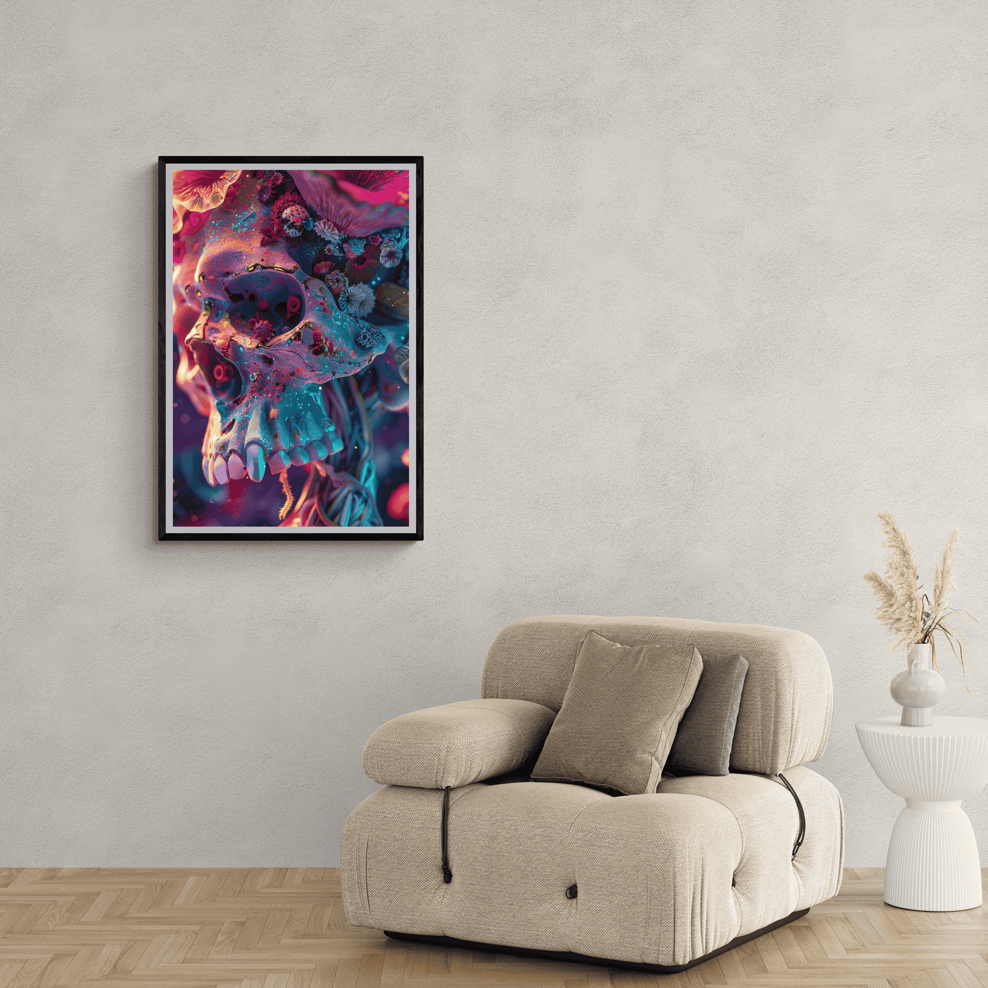 Schlagzeile zum Dia de Muertos