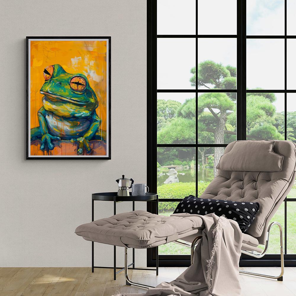 Sitting frog