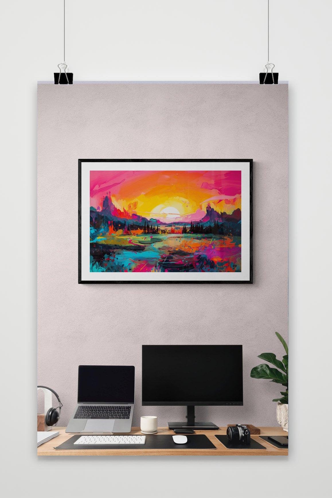 Sunset Neon poster