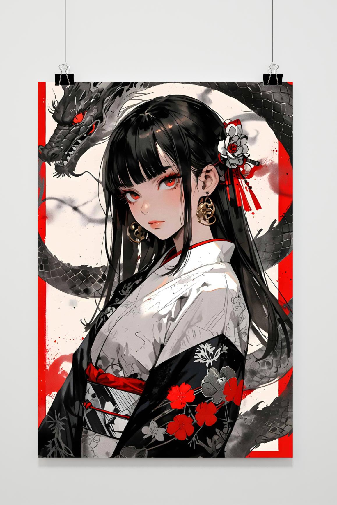 Geisha-Drache