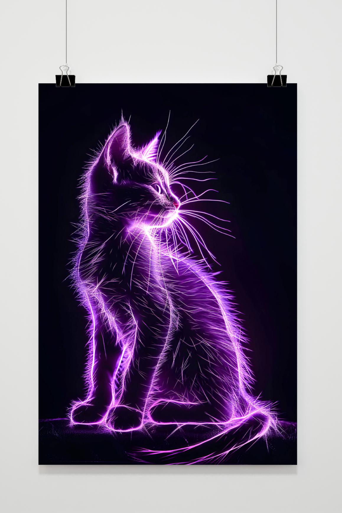 Neonkatze