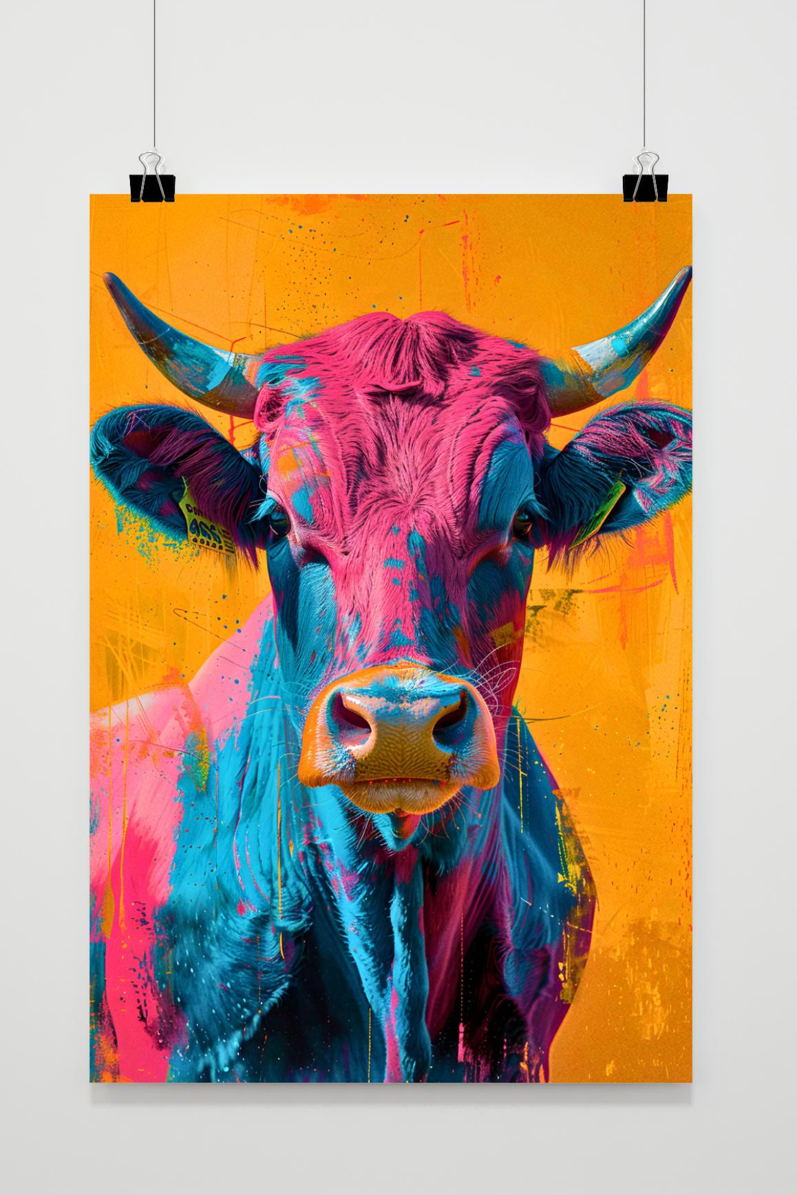 Cow Colorful