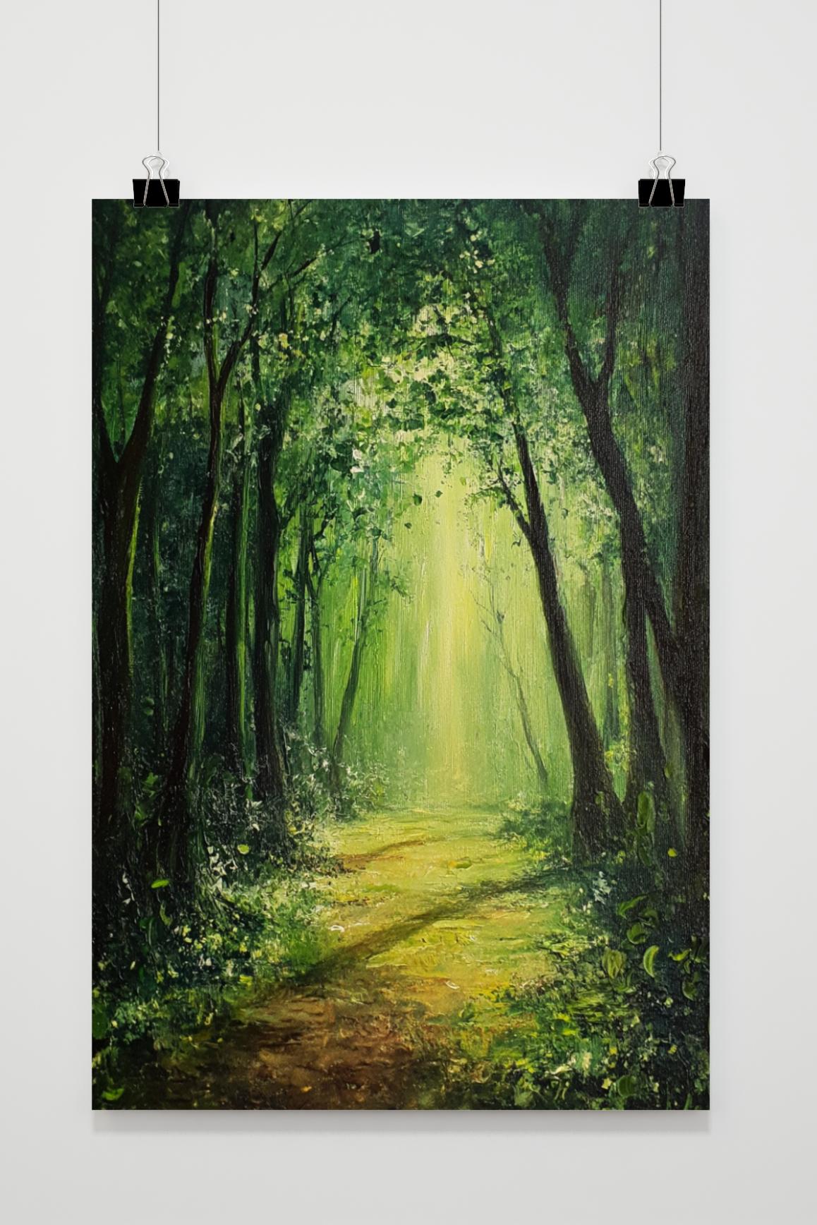 Grüner Wald