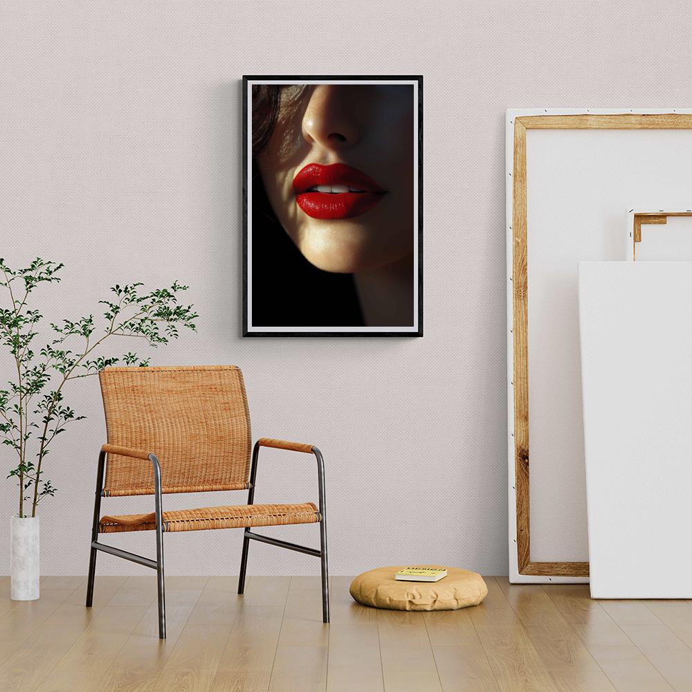 Rote Lippen