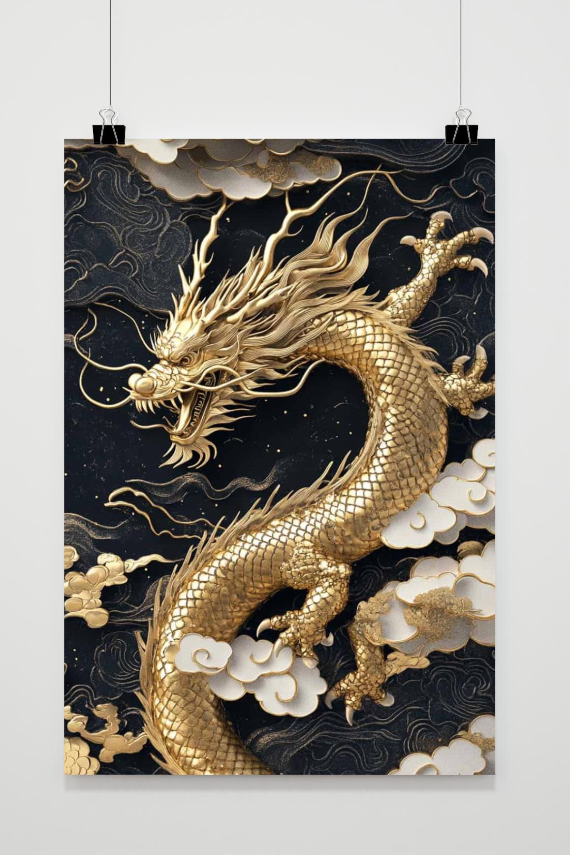 Goldener Drache