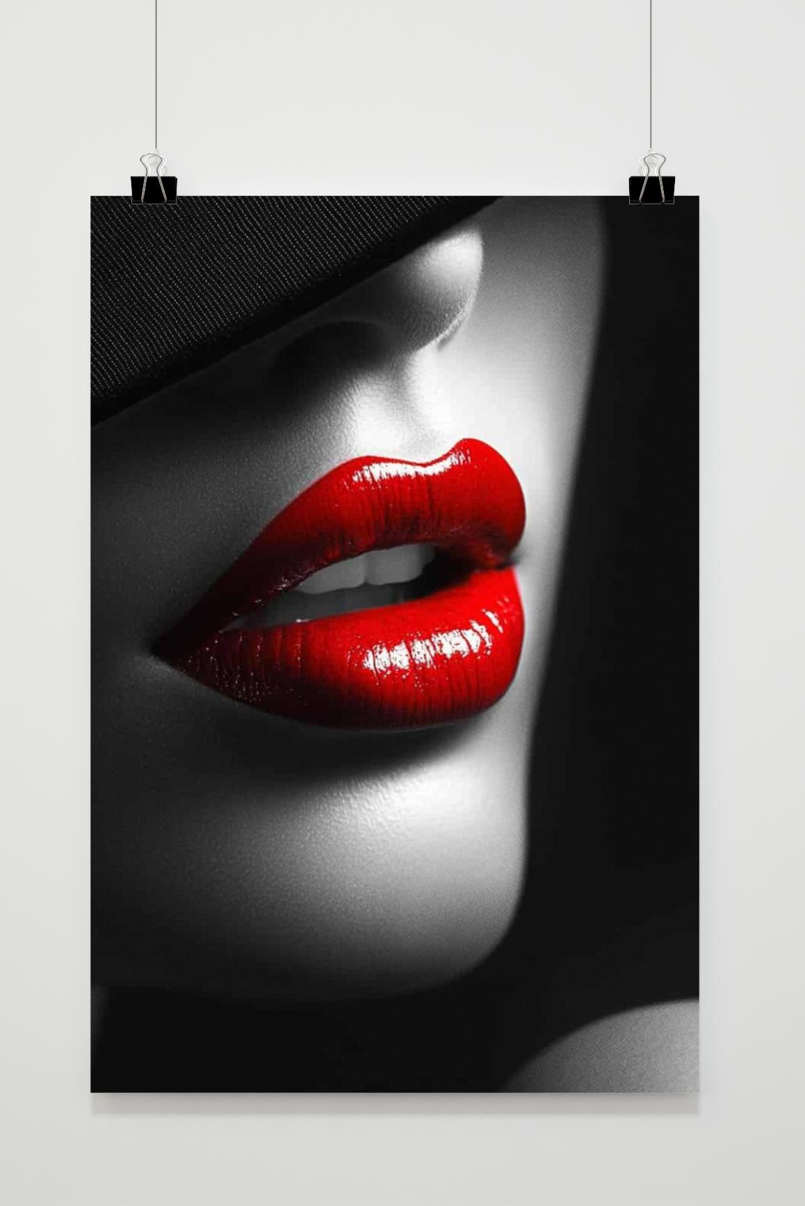 Roter Lippenstift