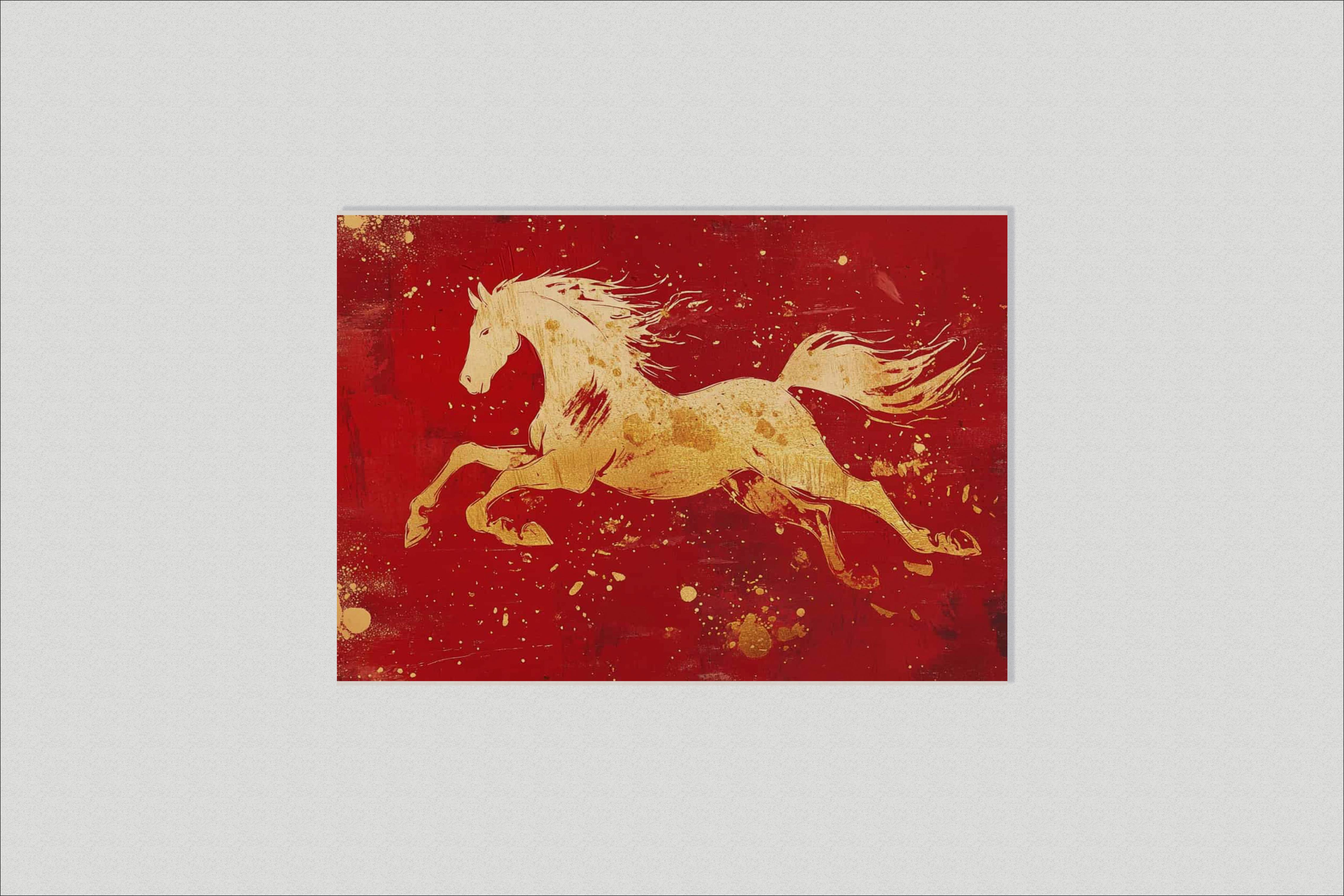 Goldenes Pferd