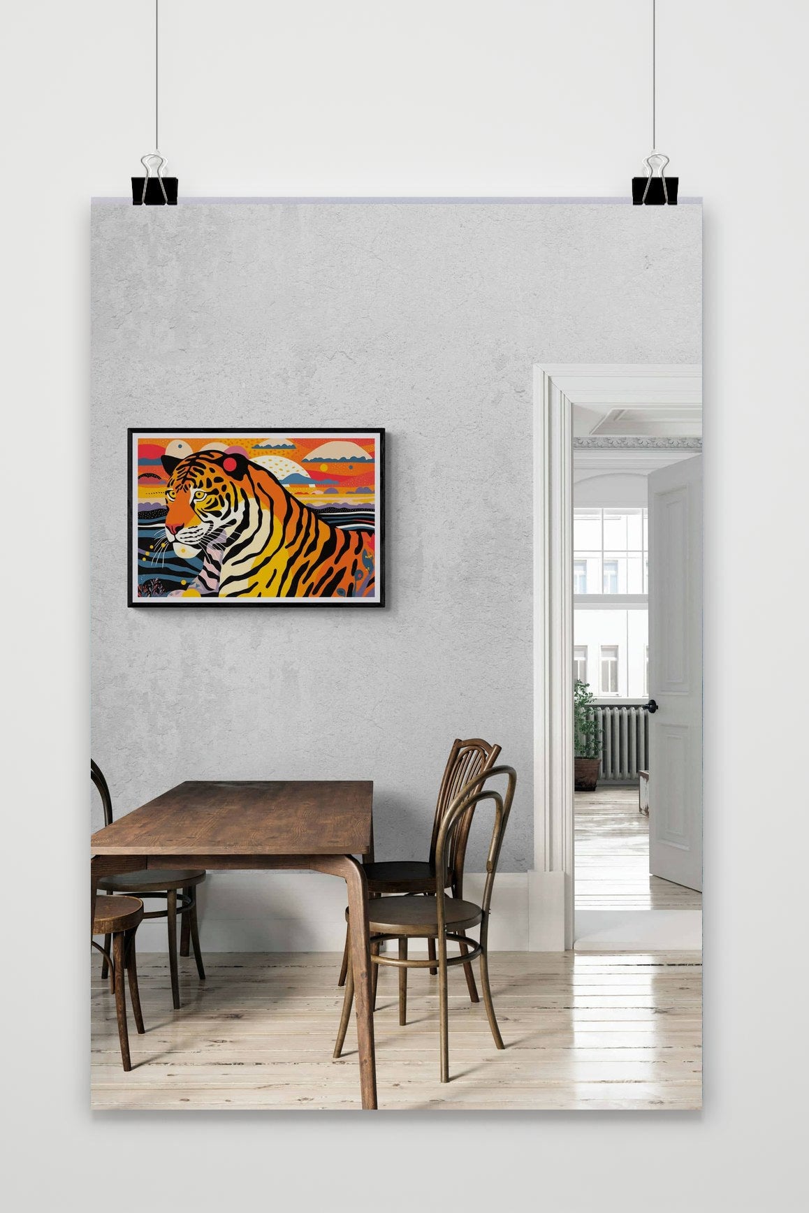 Tijger Japans poster