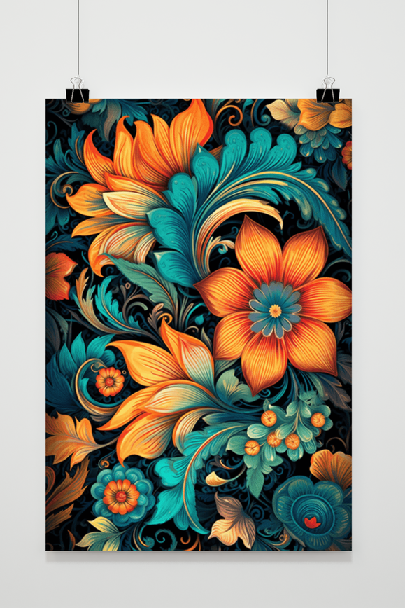 Bloemenposter