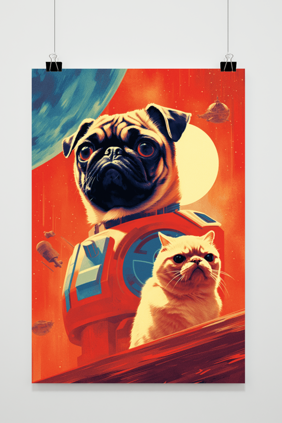 Mops-Poster