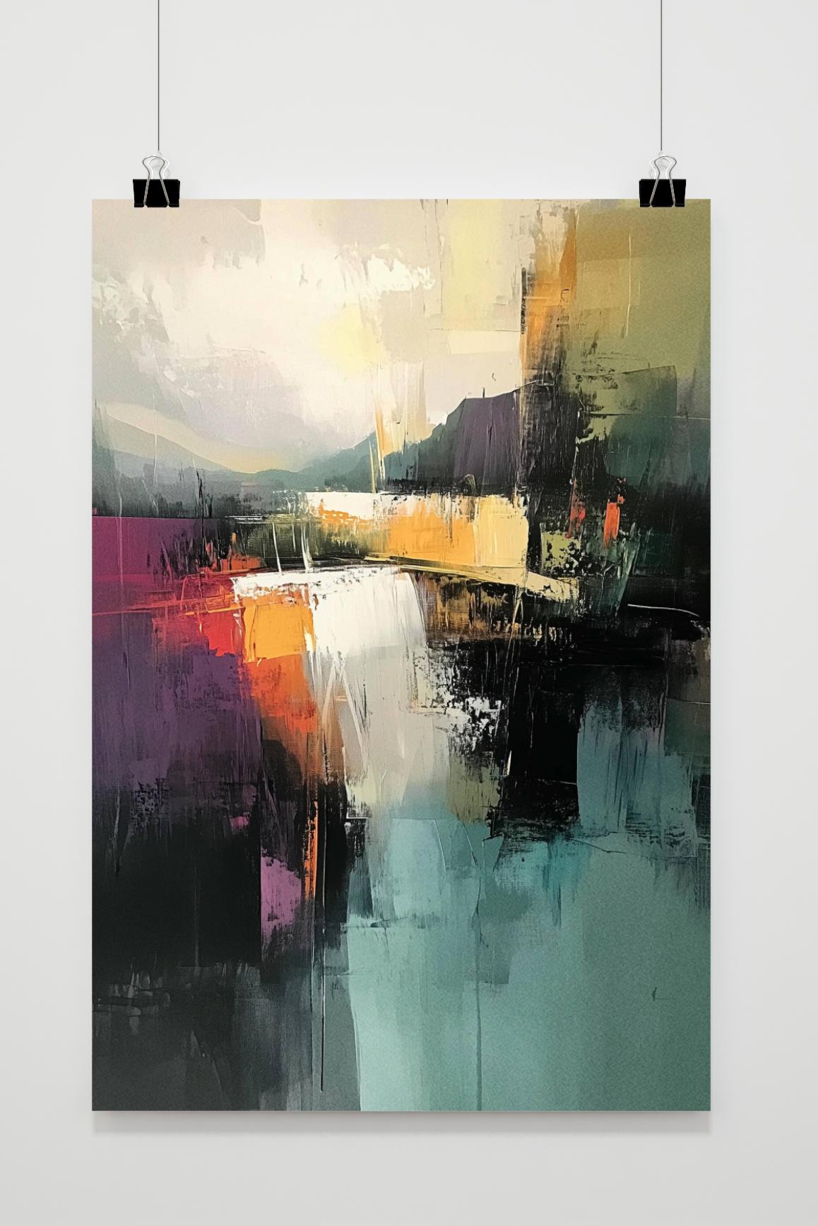 Abstrakte Aquarellkunst
