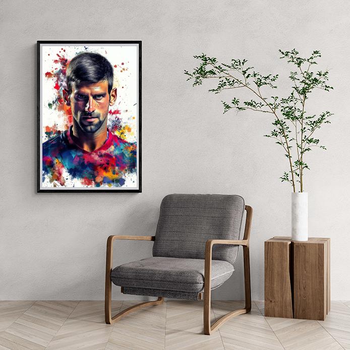 Novak Djokovic Portret
