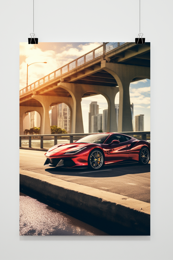 Rode Sportauto