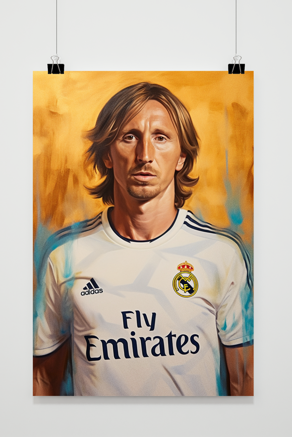 Luka Modric Poster, Real Madrid Poster