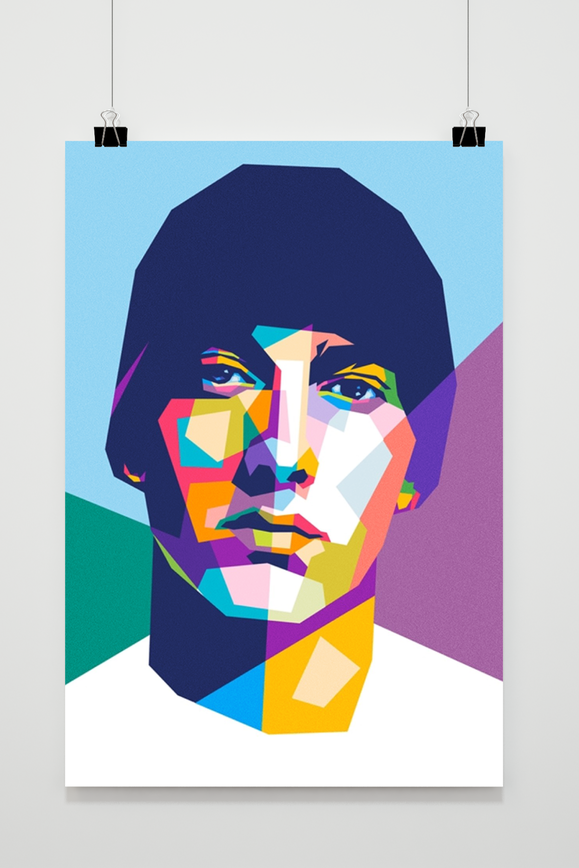 Eminem Poster by Wonder Poster Studio - Pixels