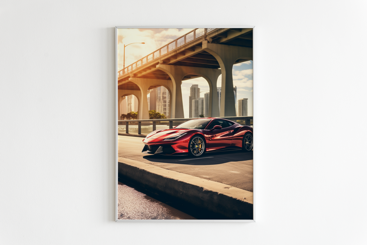 Rode Sportauto