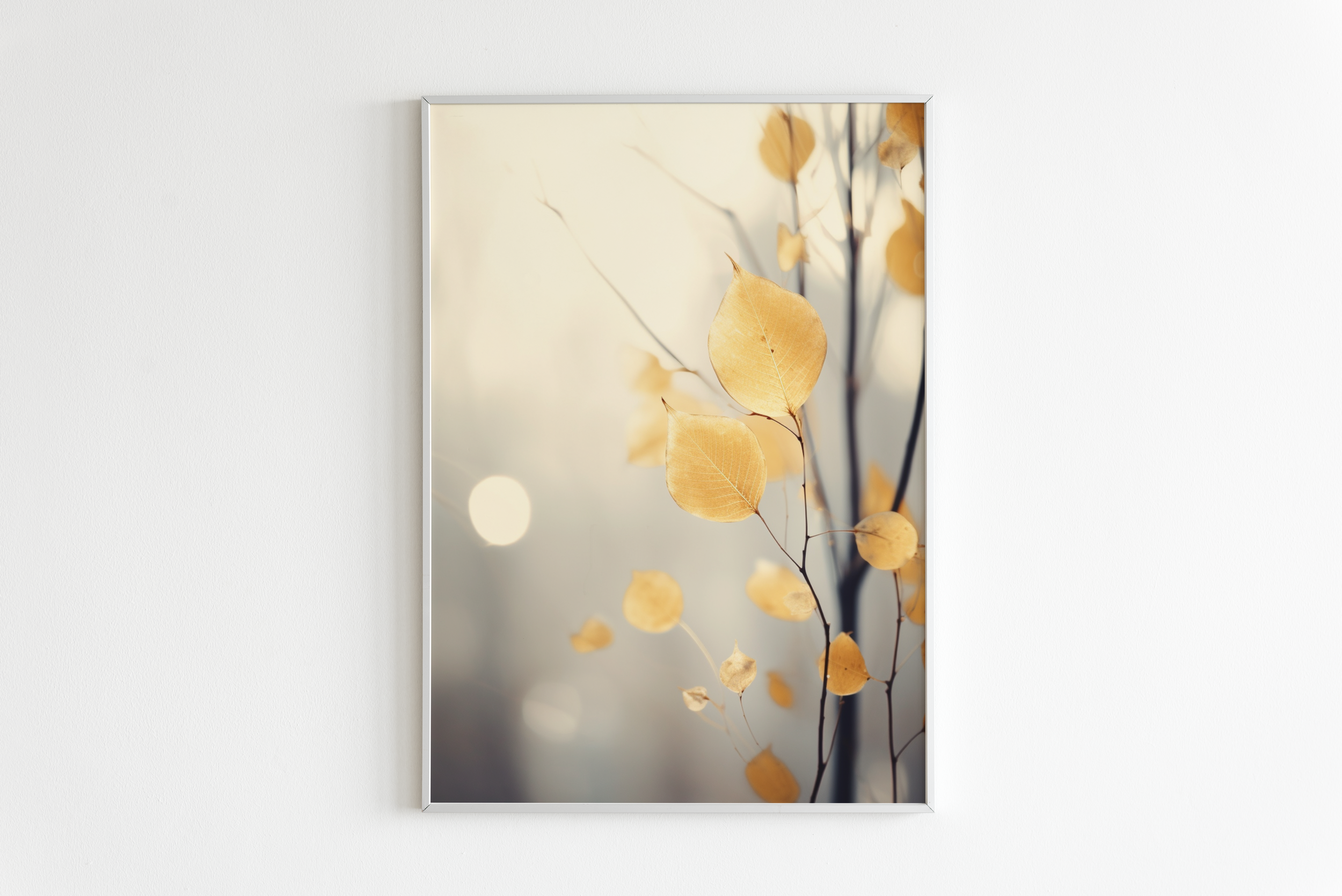 Golden Leaves Nature