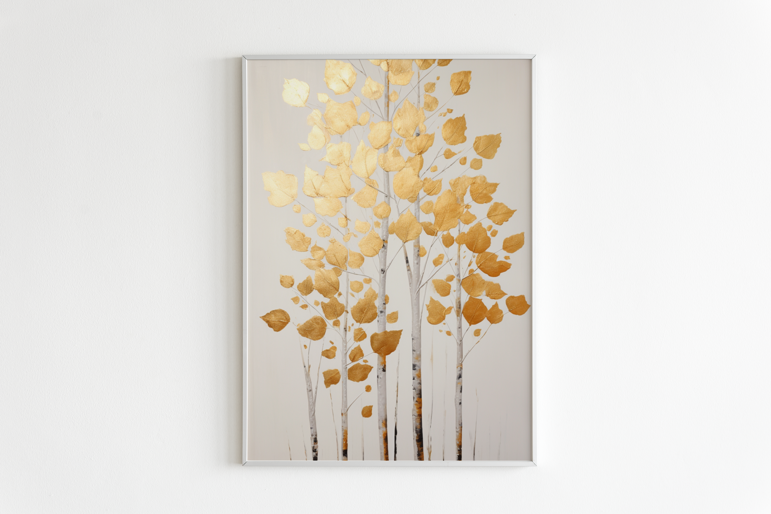 Baum und Blattgold