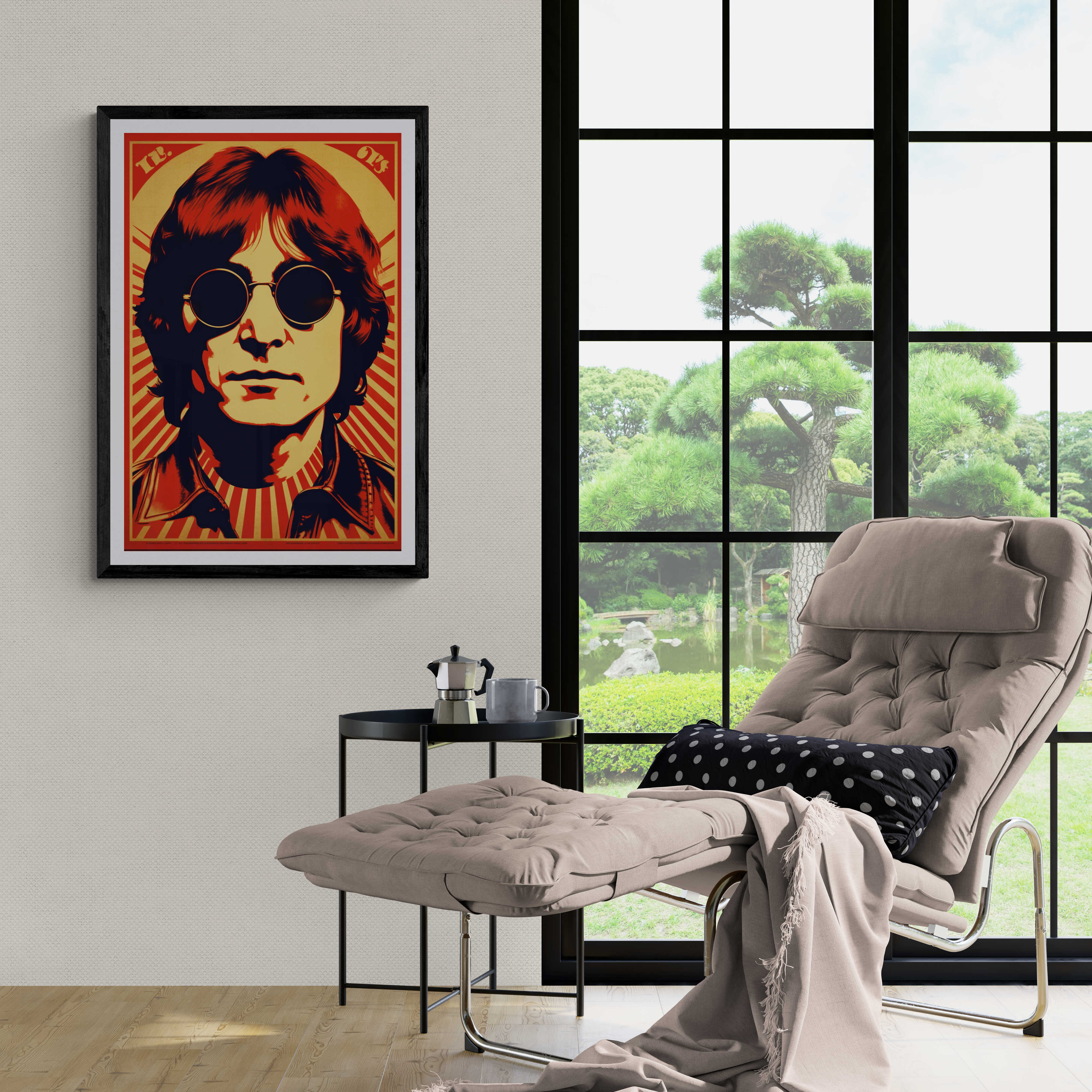 John Lennon Red