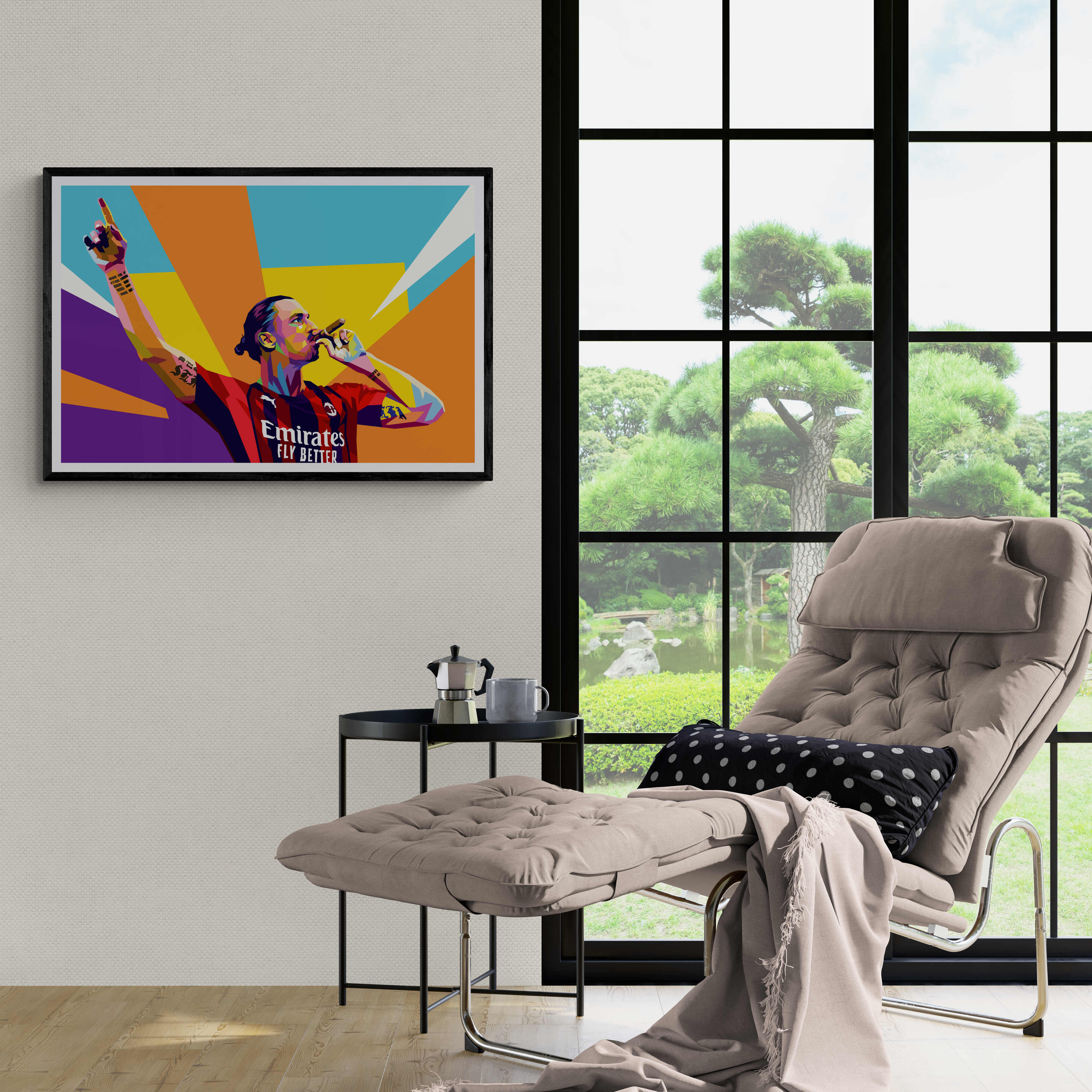 Zlatan Ibrahimovic Pop Art