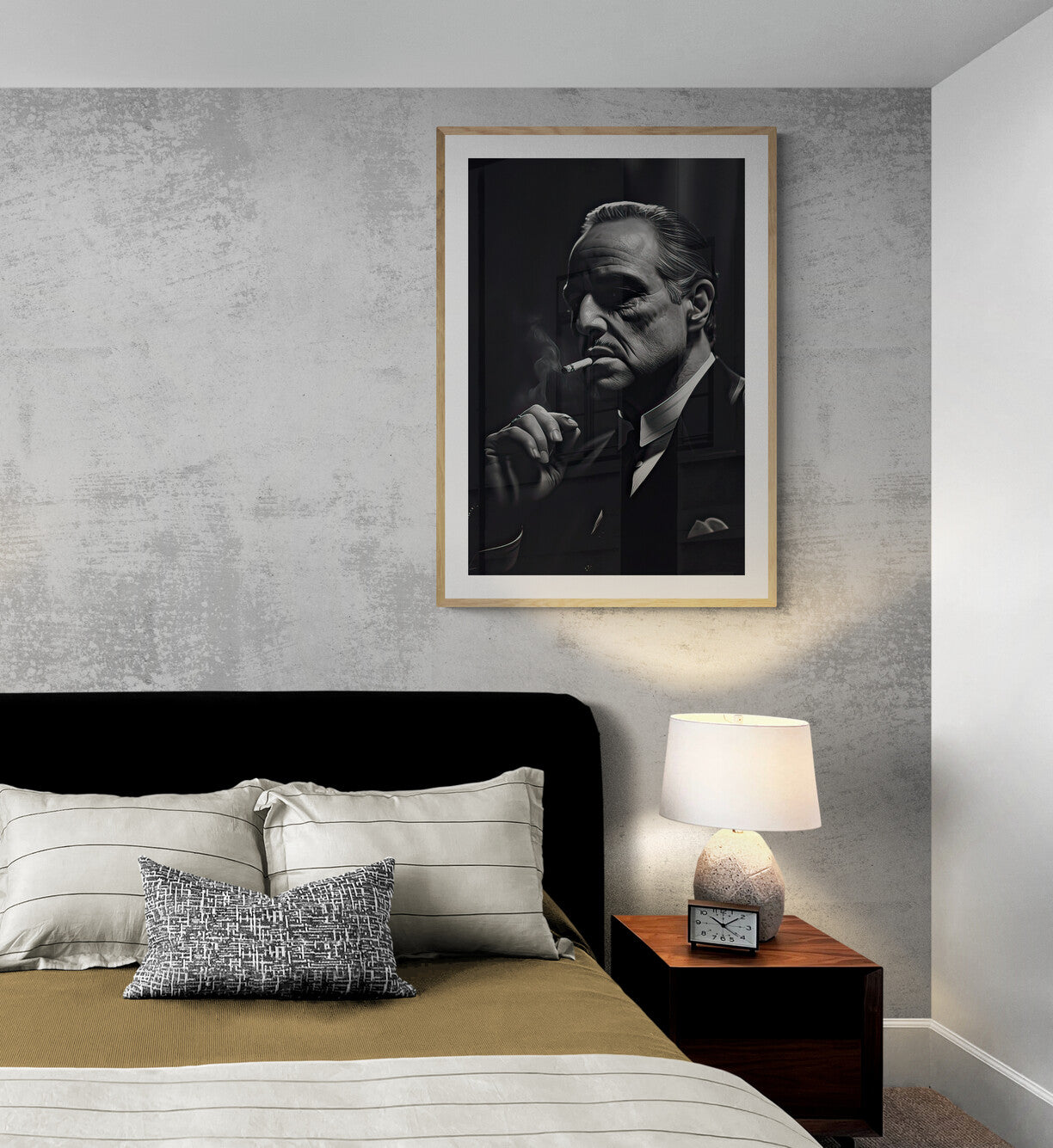 Don Corleone Black White