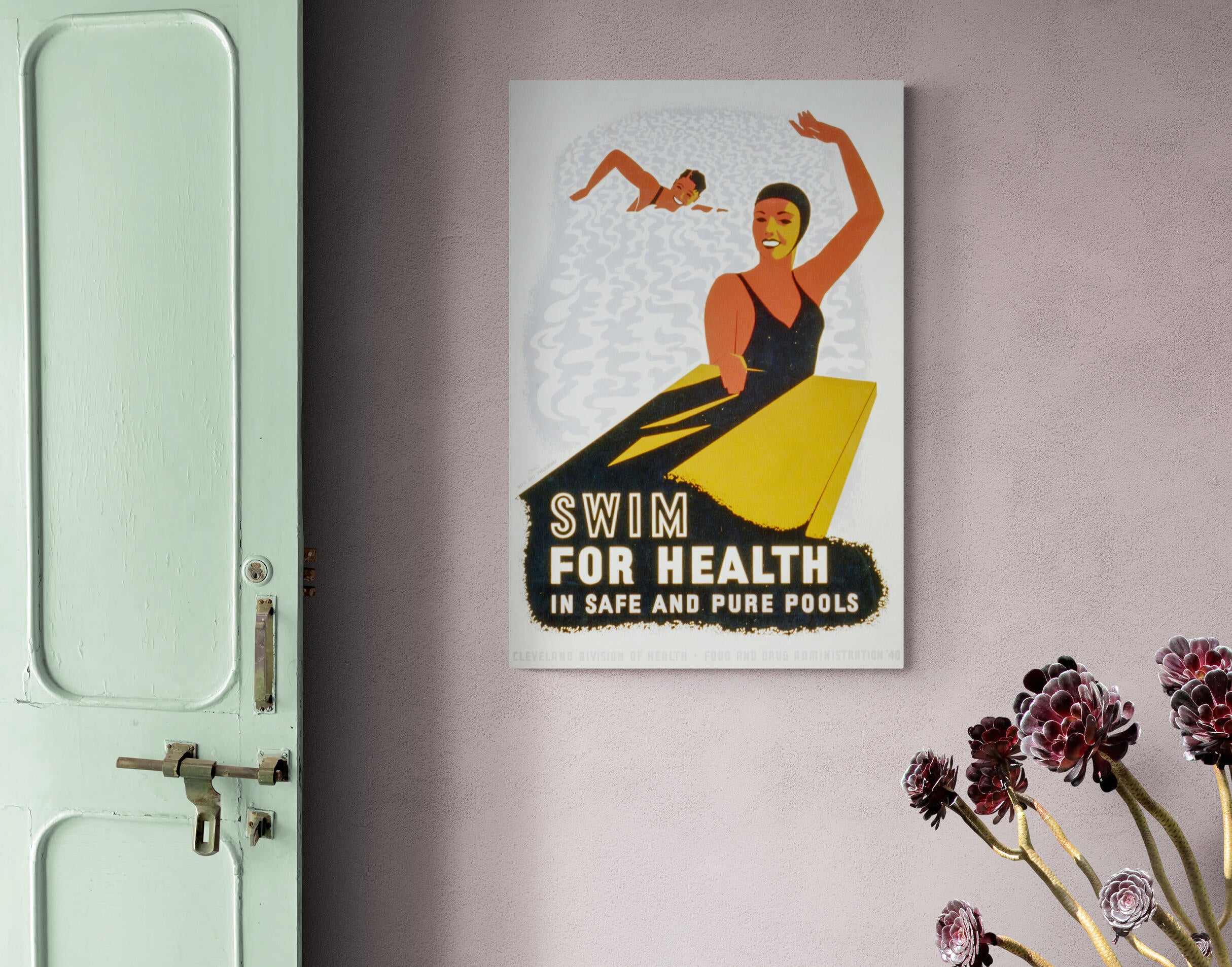 Schwimmwerbung
