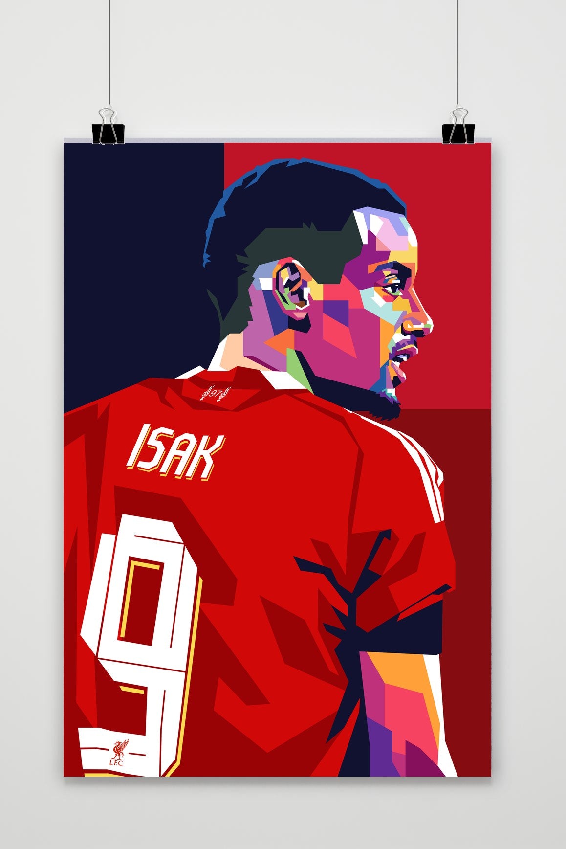 Alexander Isak poster van 25 Artstreet