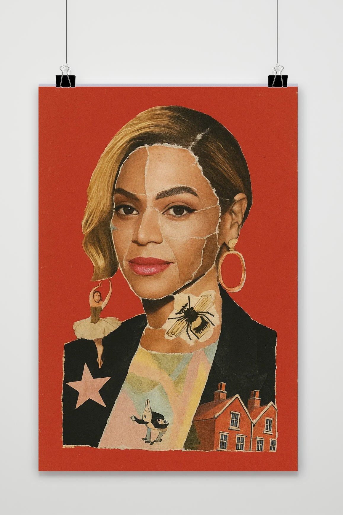 Beyonce Collage poster van 25 Artstreet