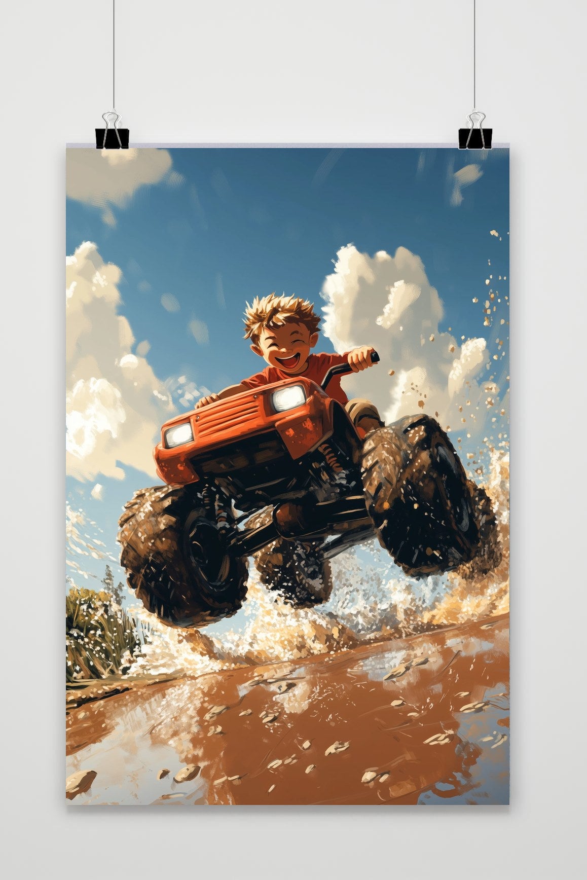 Boy Truck ATV poster van 25 Artstreet