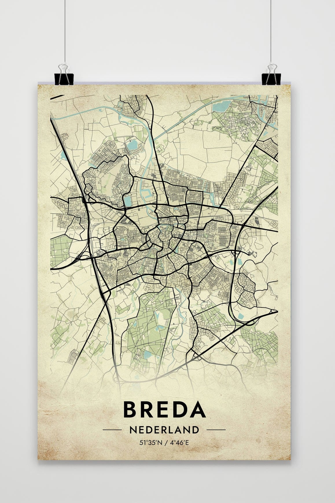 Breda Vintage poster van 25 Artstreet