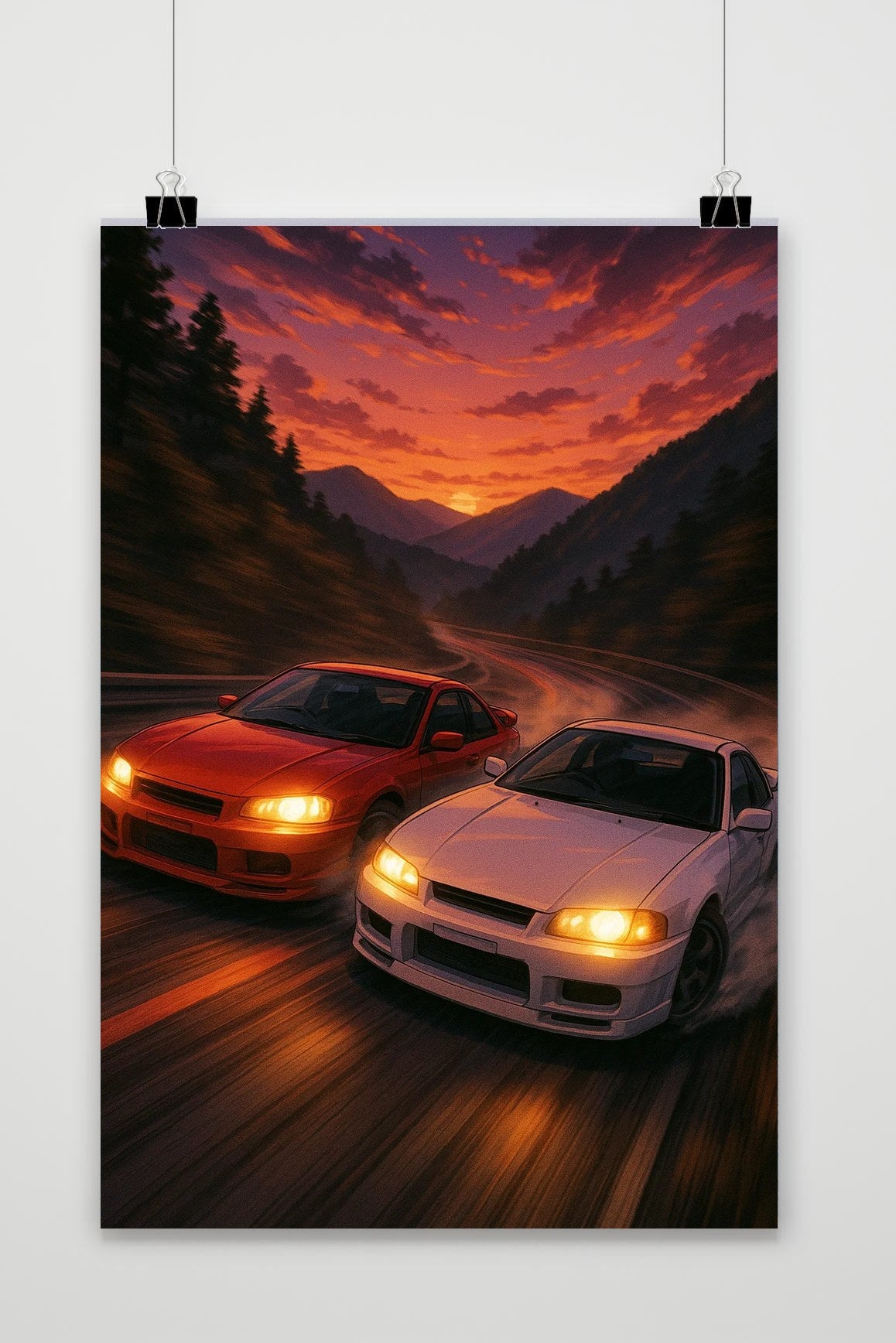 Car Race poster van 25 Artstreet