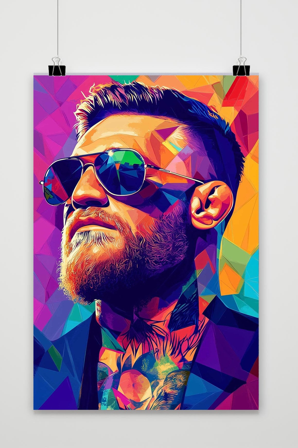 Conor McGregor Sunglasses poster van 25 Artstreet
