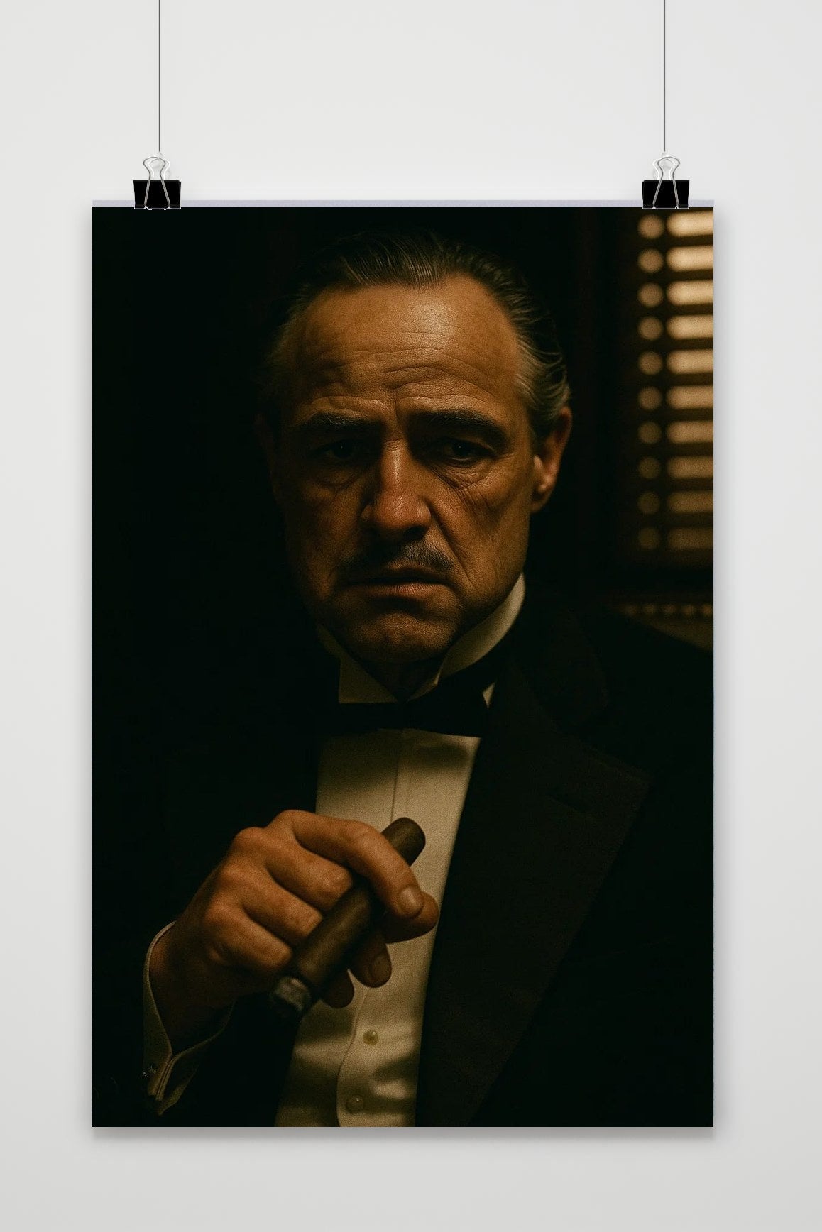 Don Corleone Cigar The Godfather poster van 25 Artstreet