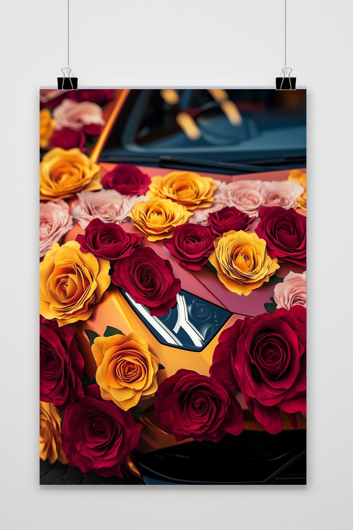Flower Auto poster van 25 Artstreet