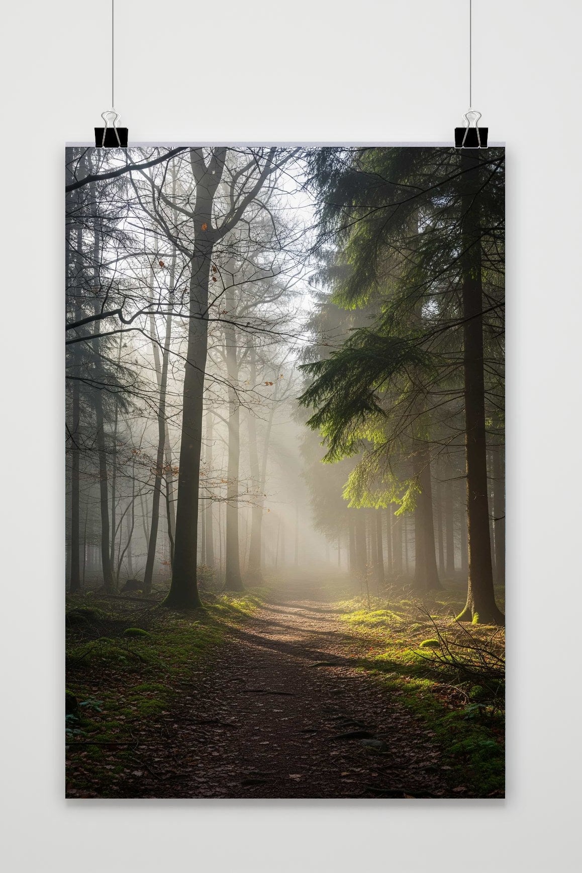 Forest Misty poster van 25 Artstreet