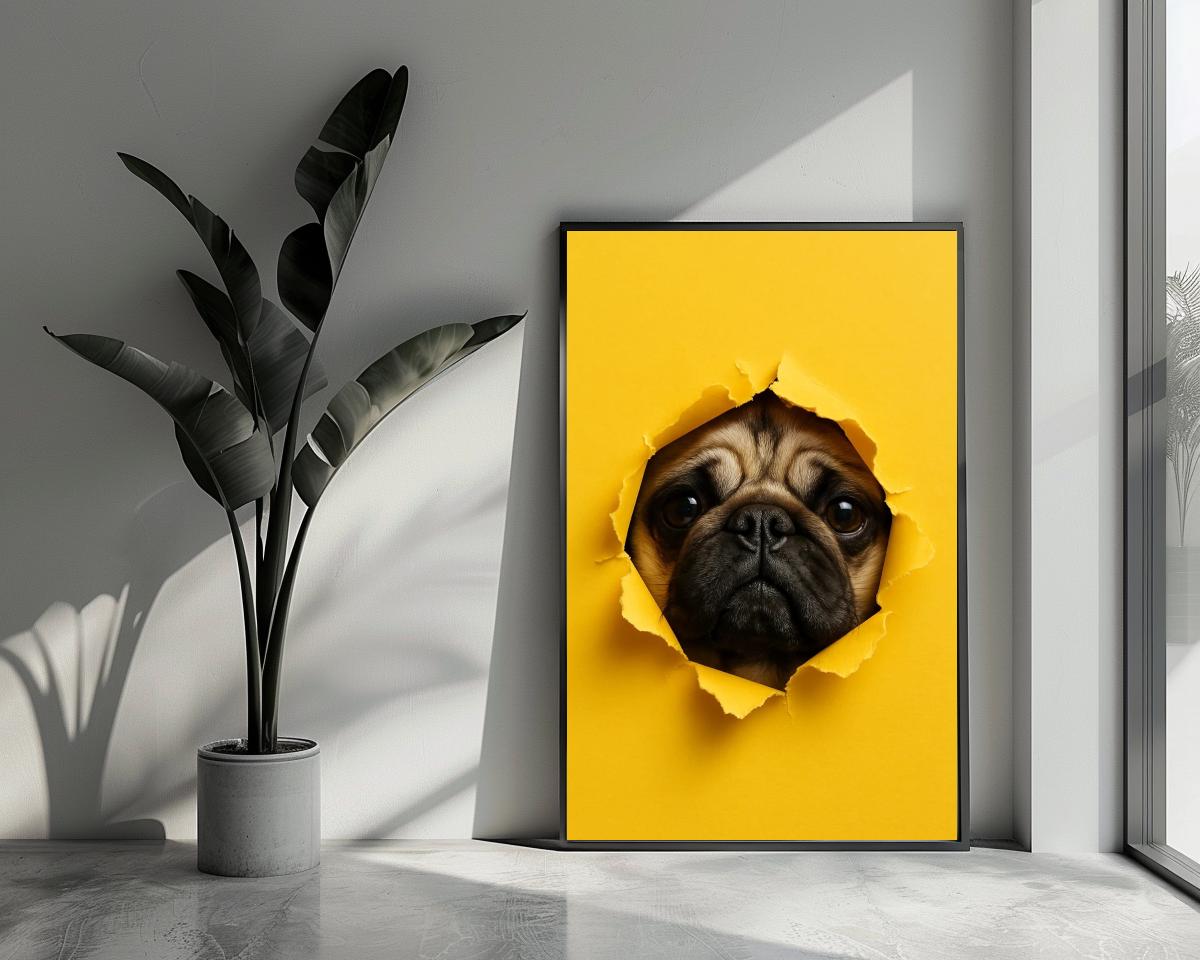 Pug Dog poster van 25 Artstreet